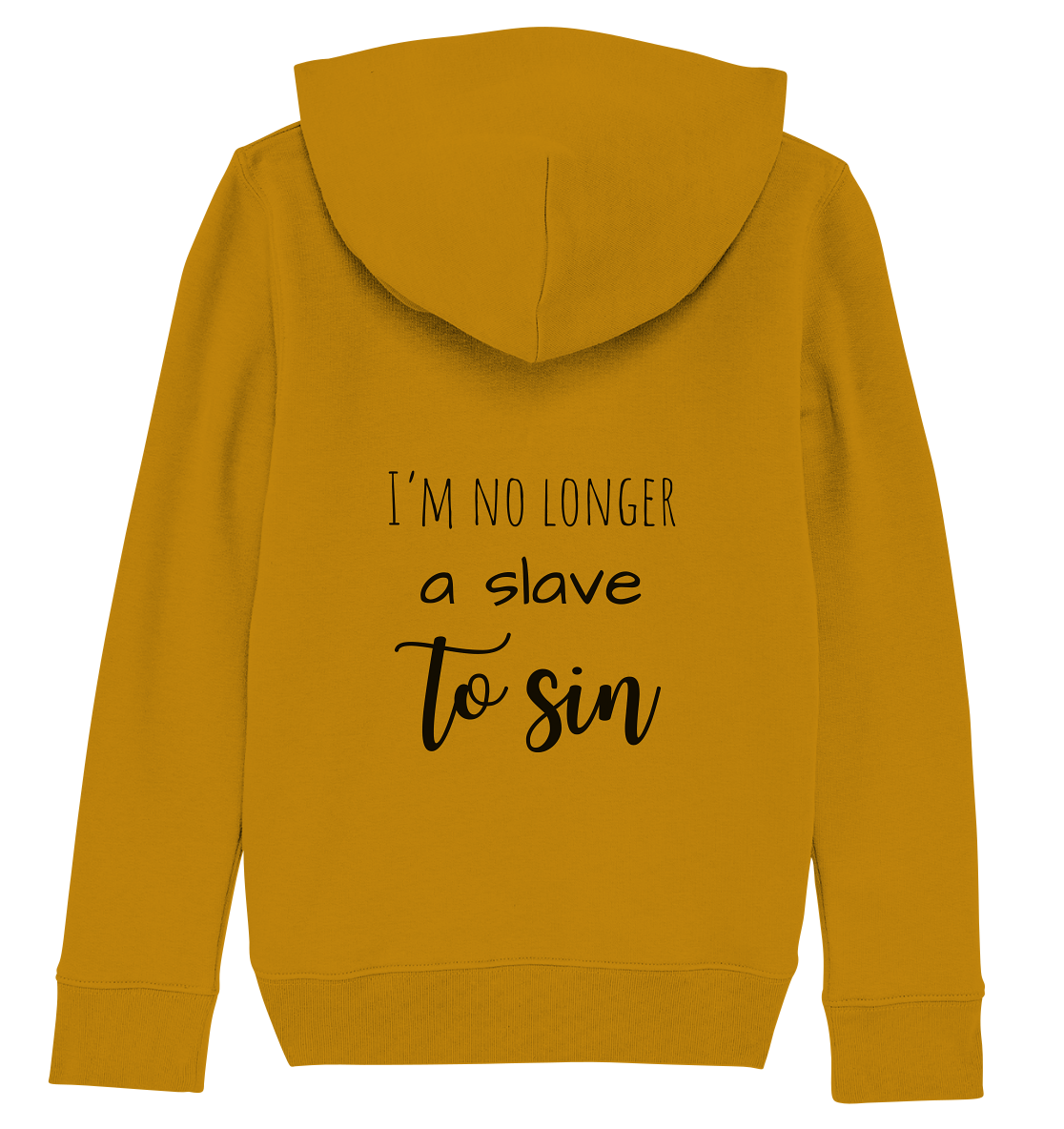 I´m no longer a slave to sin - Kids Organic Hoodie - wertvoll und geliebt