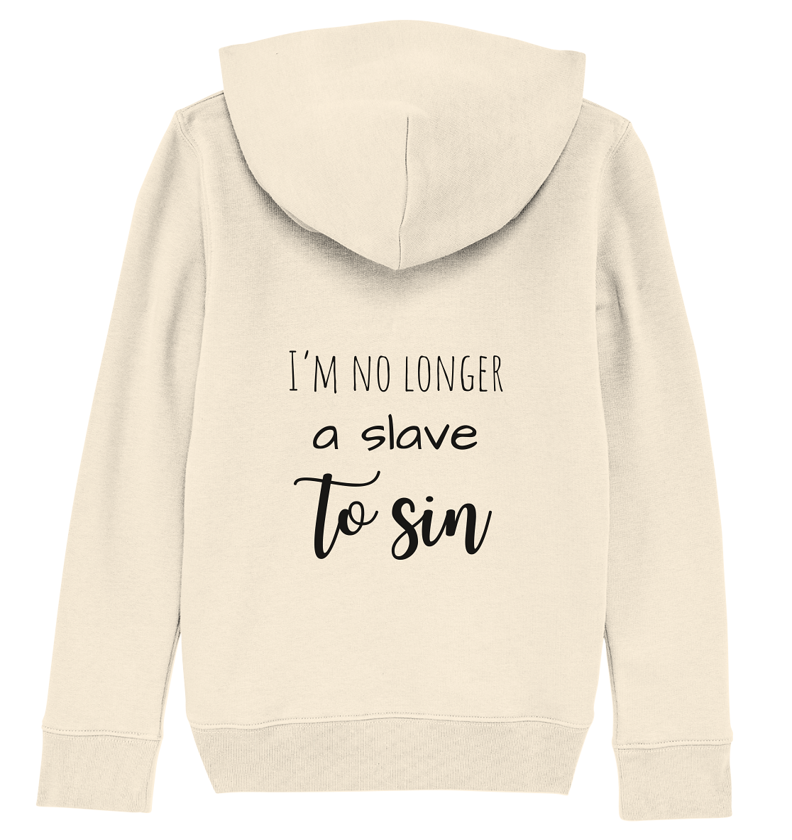I´m no longer a slave to sin - Kids Organic Hoodie - wertvoll und geliebt
