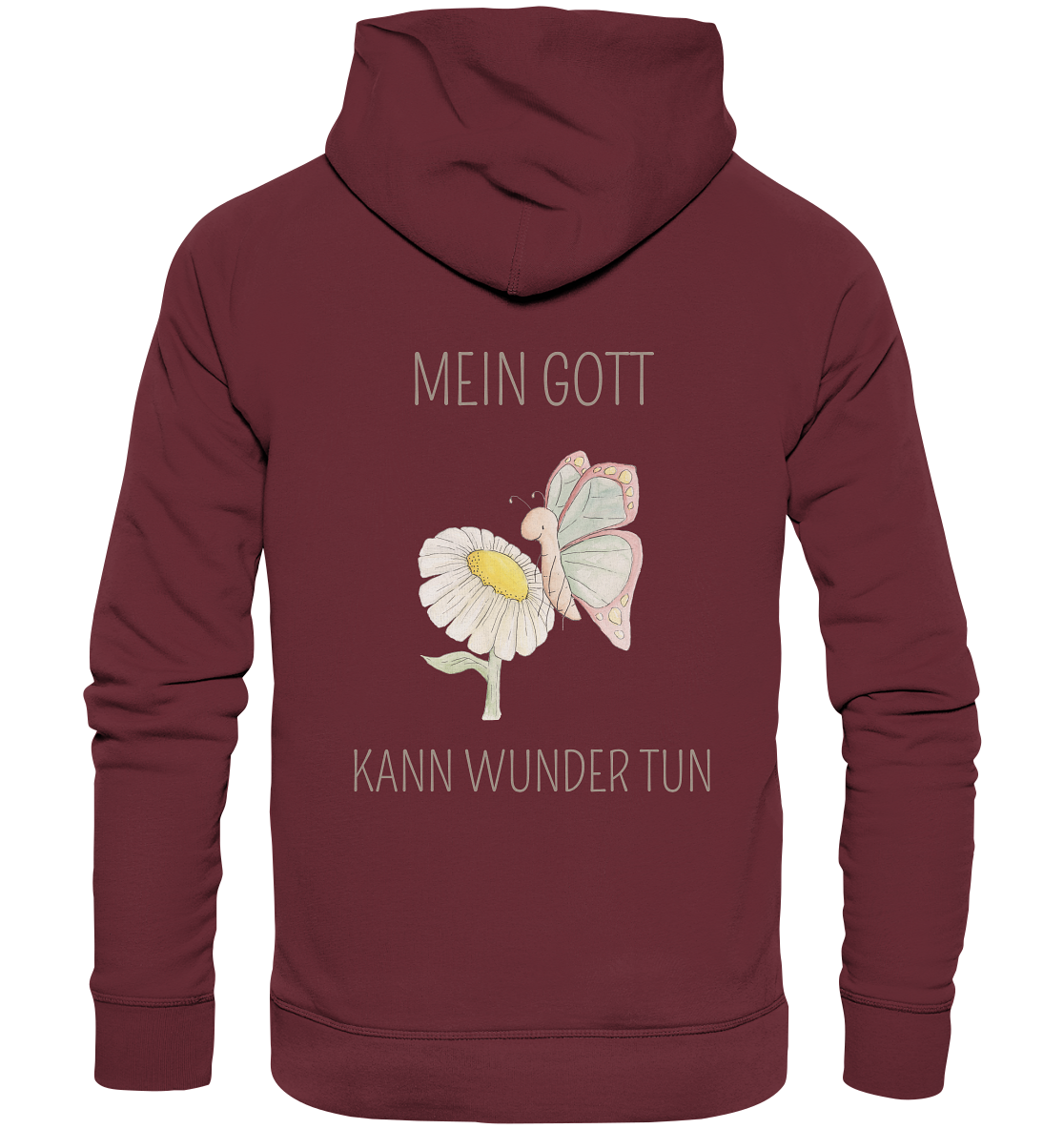 Mein Gott kann Wunder tun - Organic Basic Hoodie - wertvoll und geliebt