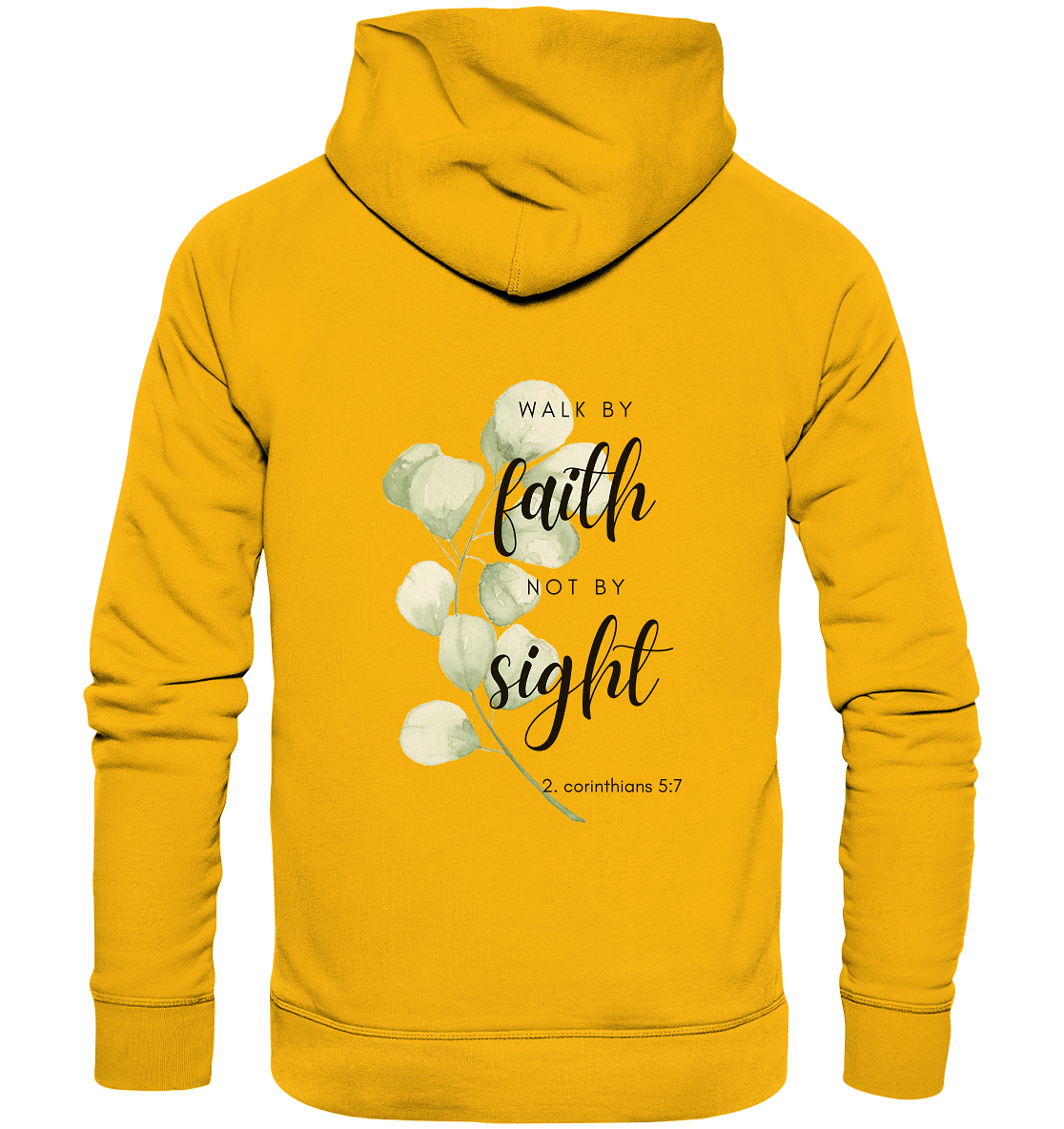 Walk by faith - Organic Basic Hoodie - wertvoll und geliebt