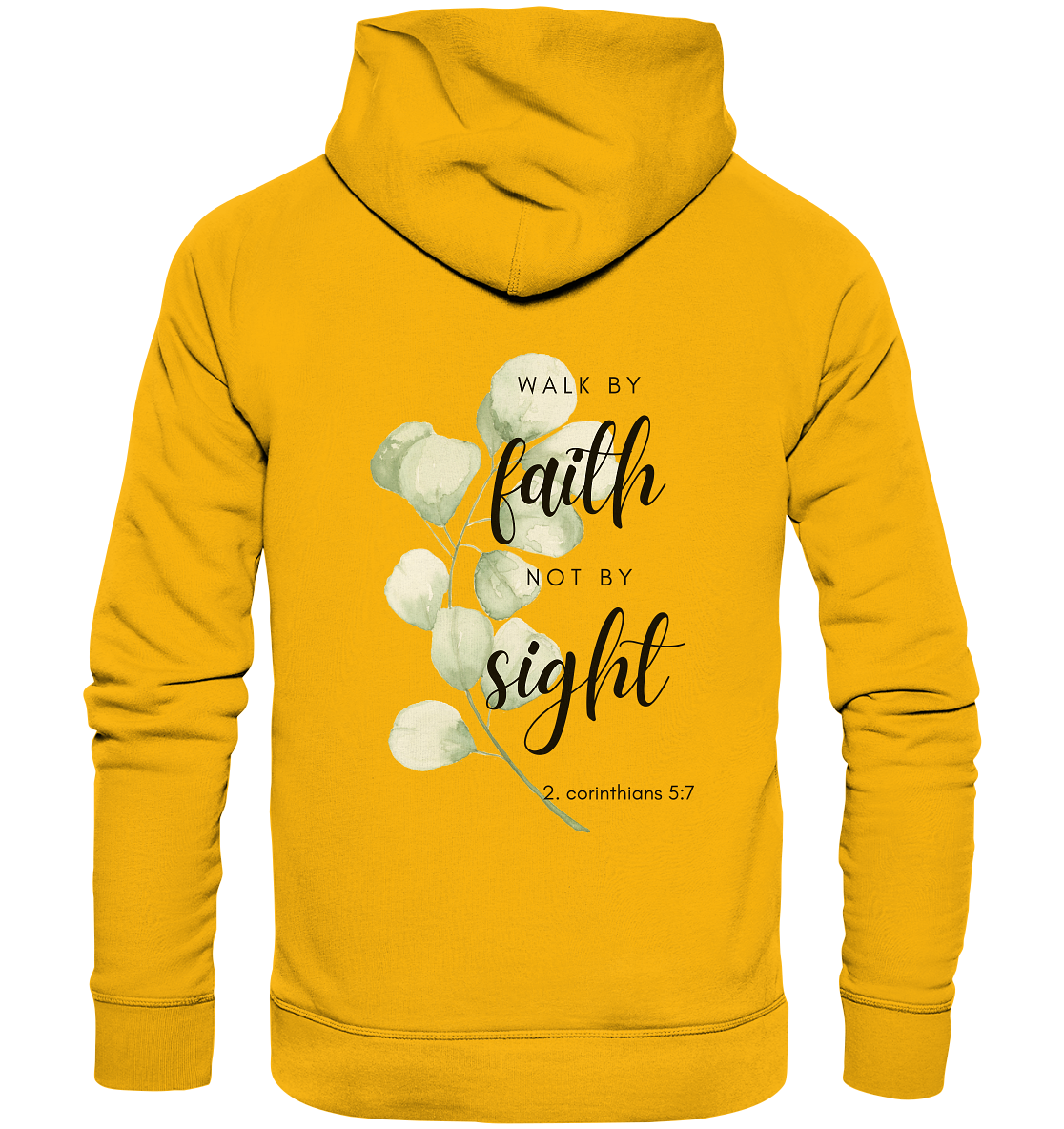 Walk by faith - Organic Basic Hoodie - wertvoll und geliebt