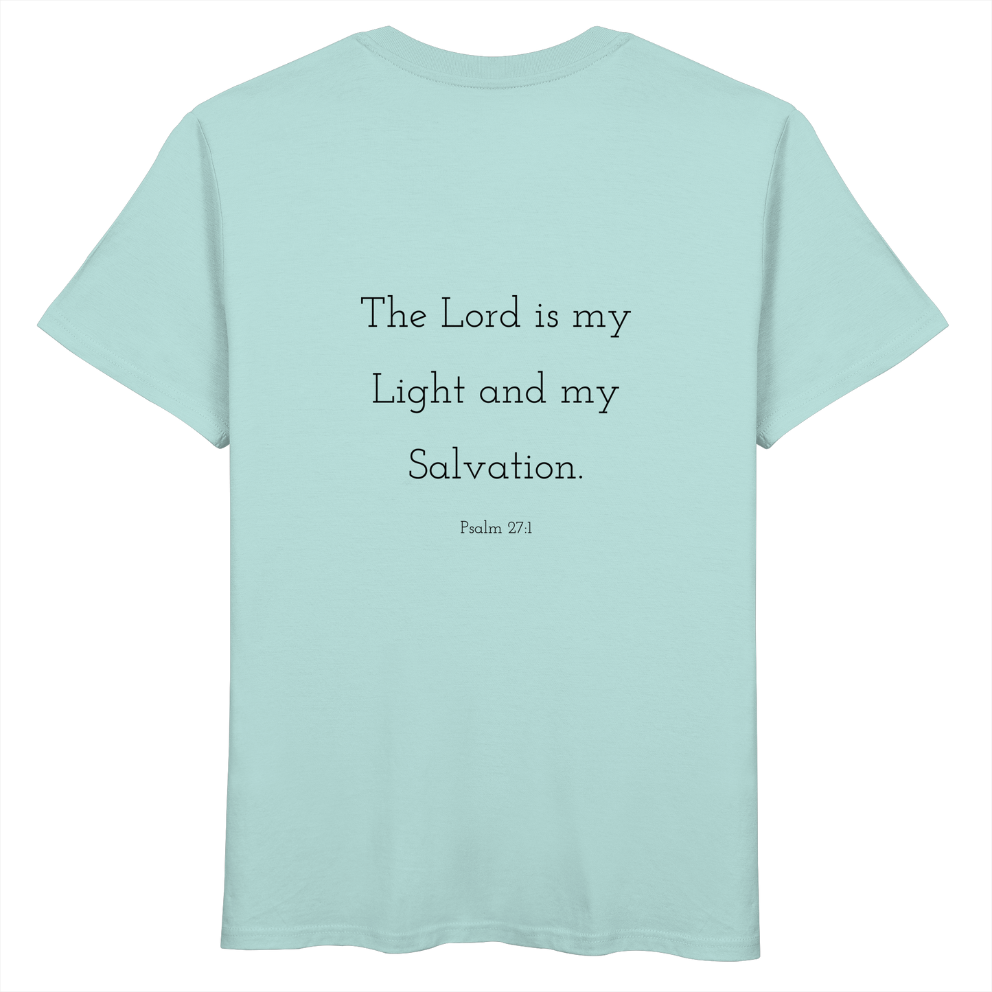 Psalm 27:1 - Organic Basic Shirt - wertvoll und geliebt