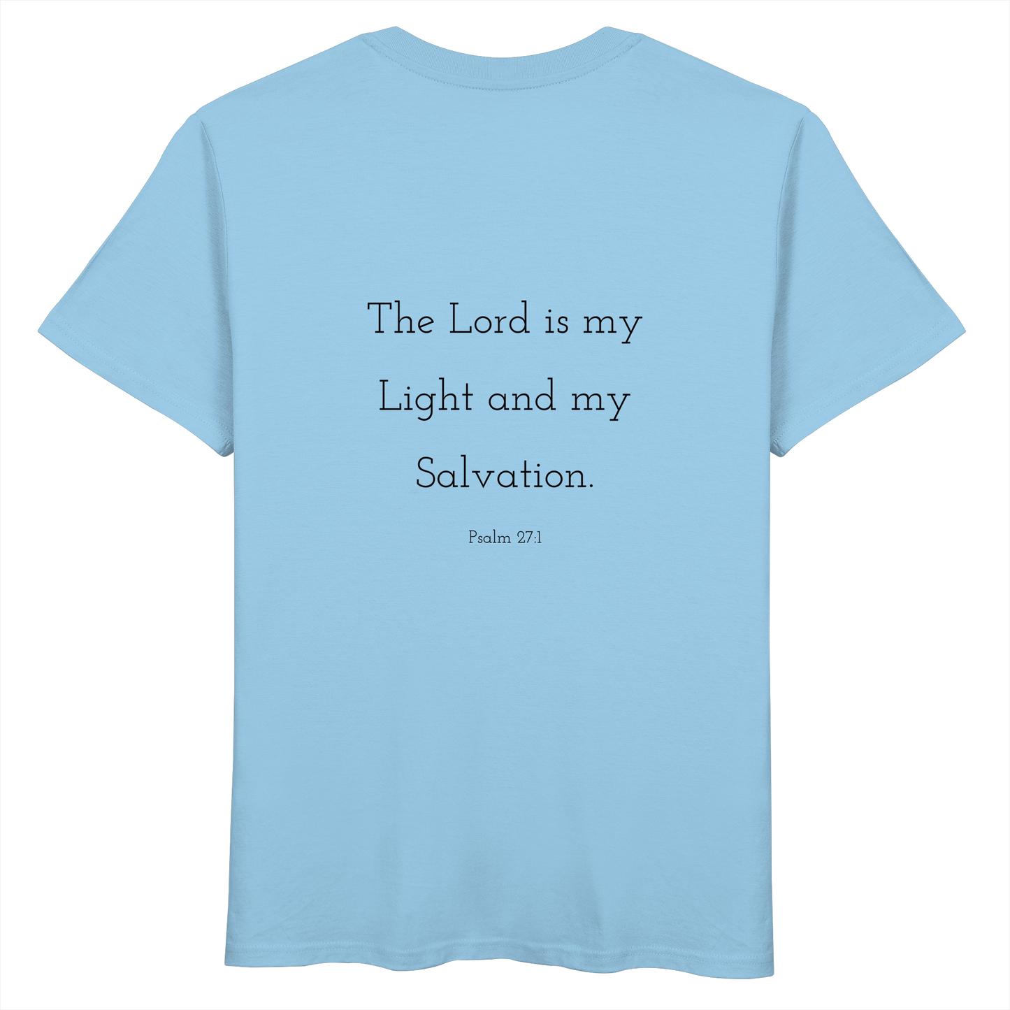 Psalm 27:1 - Organic Basic Shirt - wertvoll und geliebt