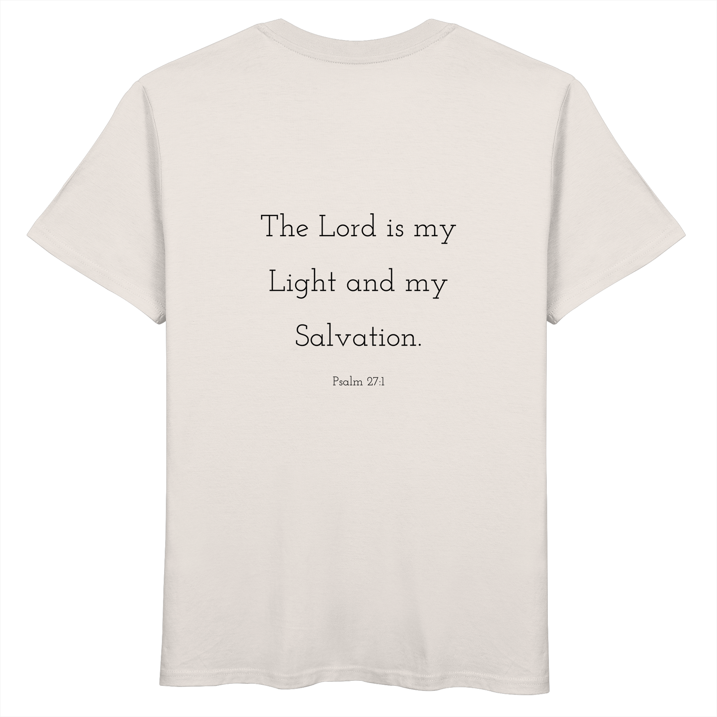 Psalm 27:1 - Organic Basic Shirt - wertvoll und geliebt