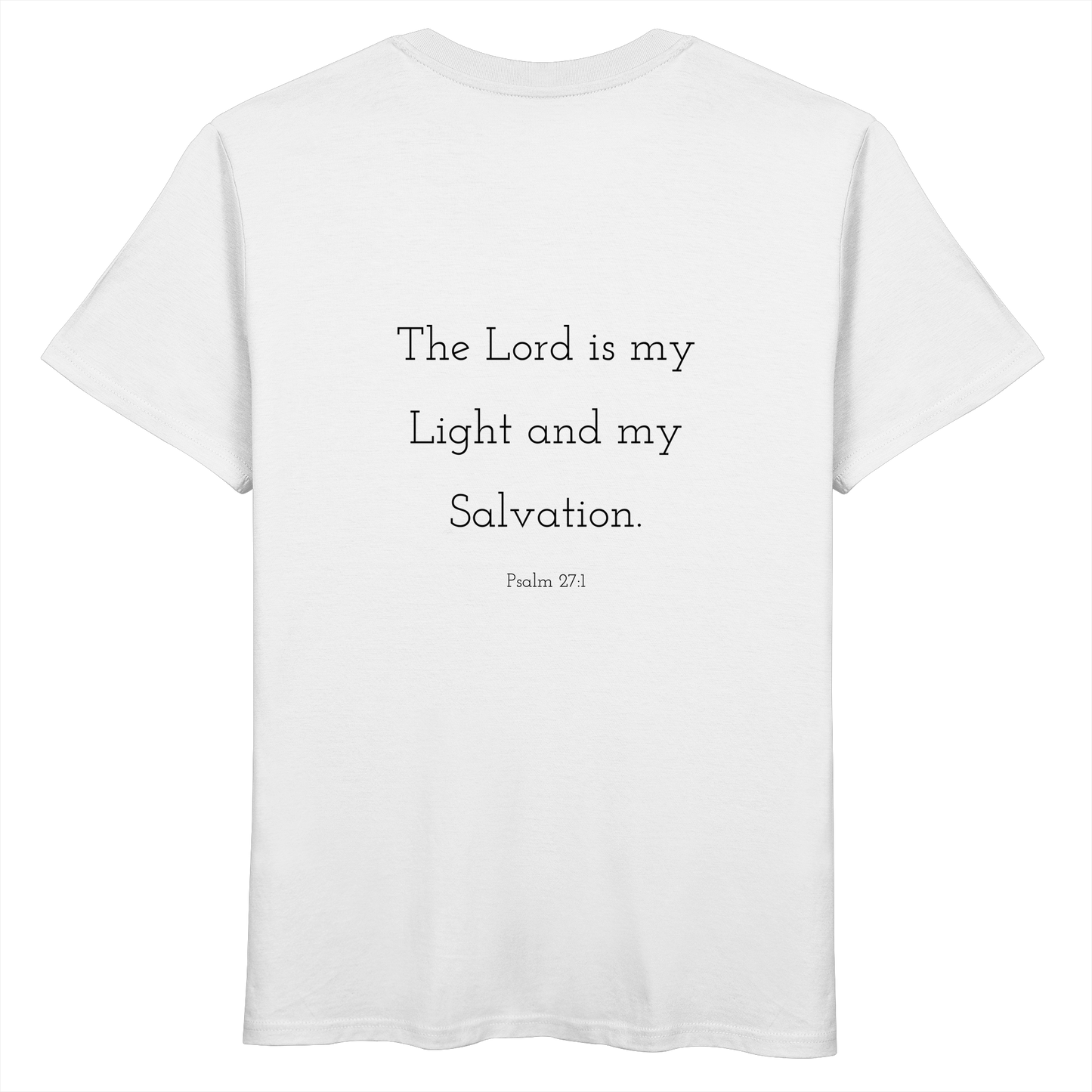 Psalm 27:1 - Organic Basic Shirt - wertvoll und geliebt