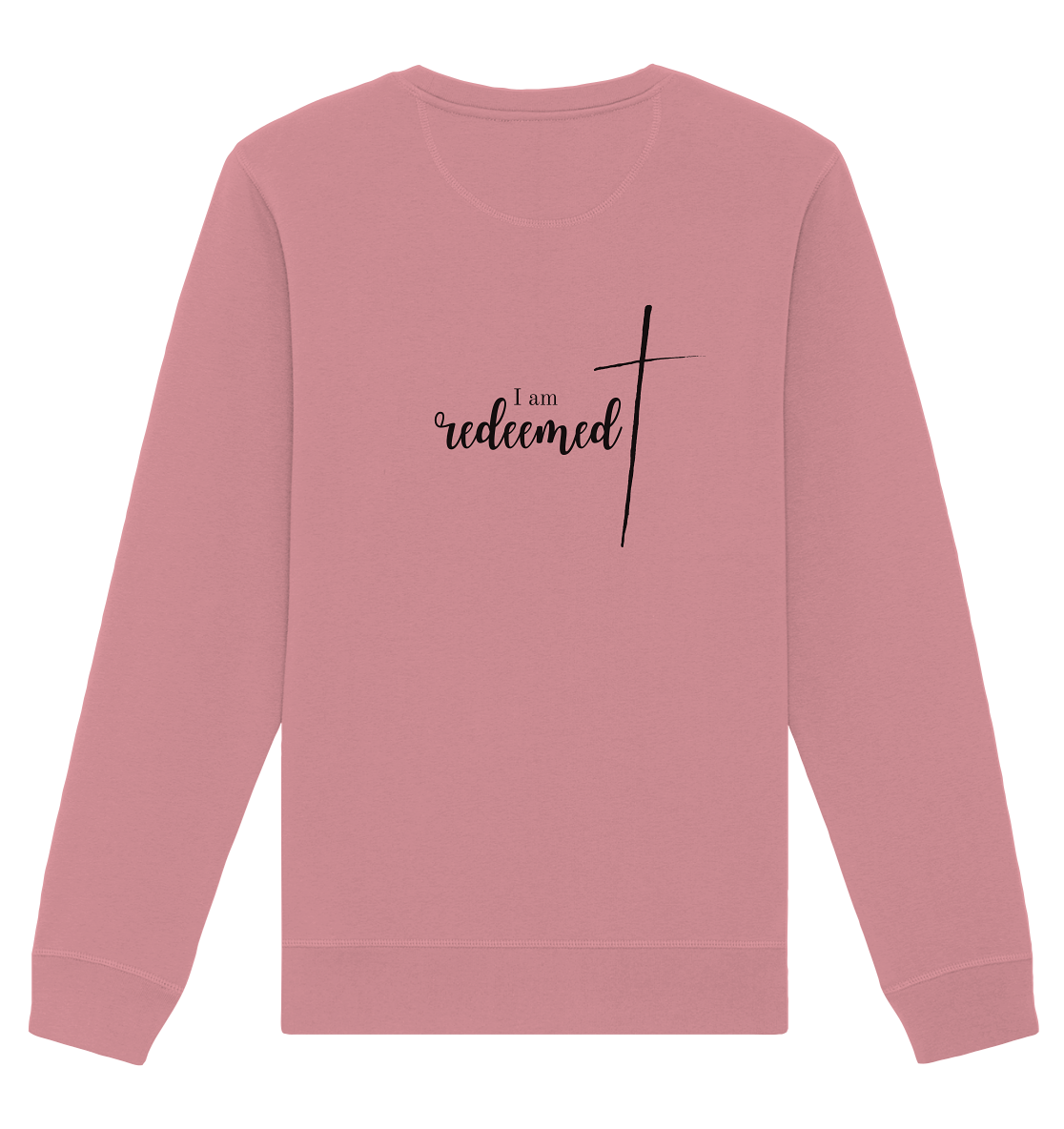 I am redeemed - Organic Basic Unisex Sweatshirt - wertvoll und geliebt