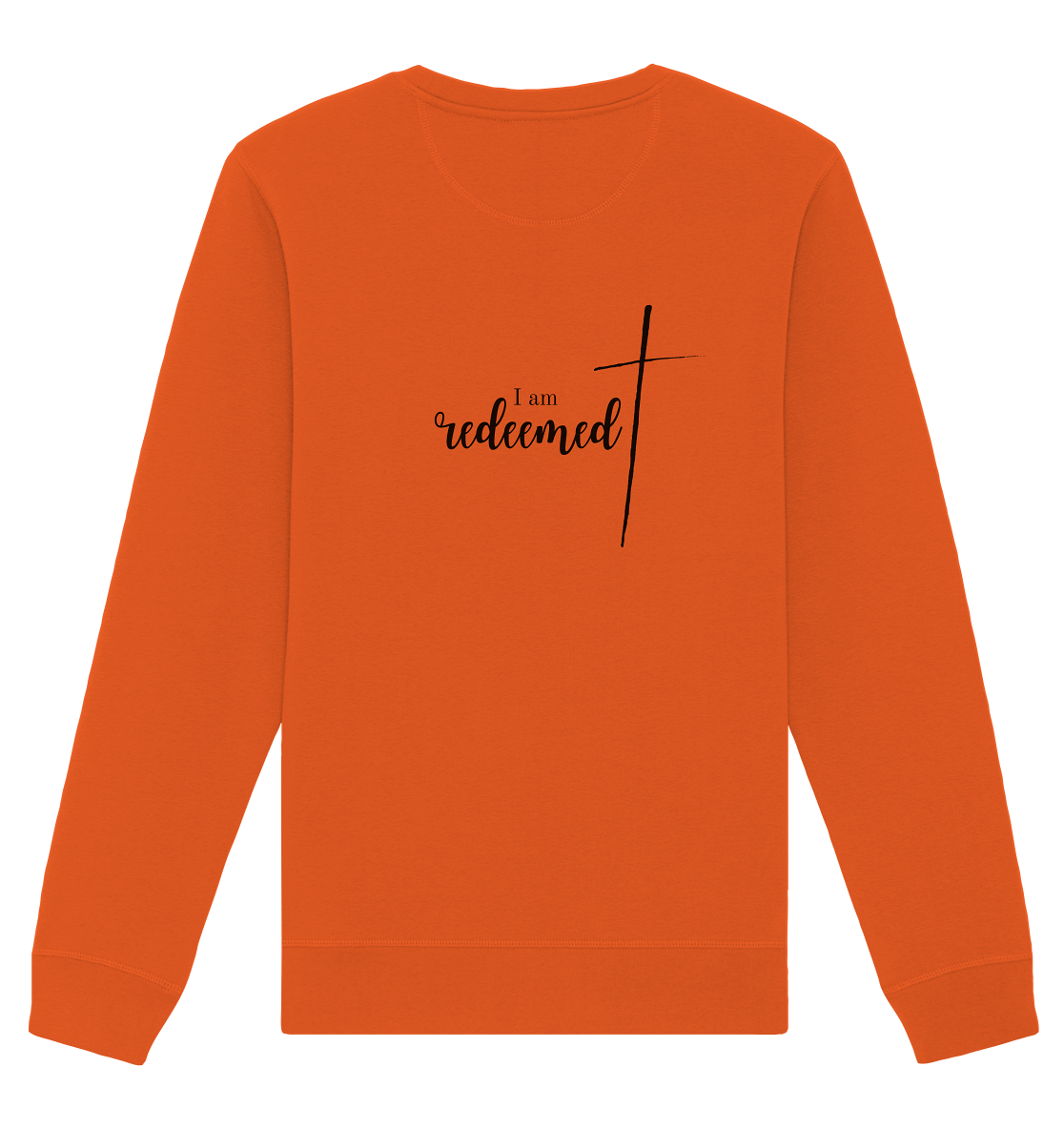 I am redeemed - Organic Basic Unisex Sweatshirt - wertvoll und geliebt