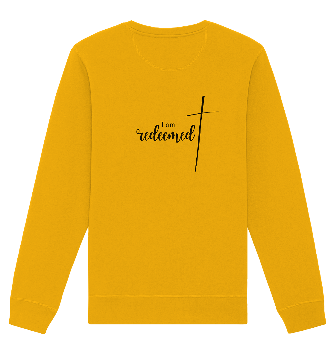 I am redeemed - Organic Basic Unisex Sweatshirt - wertvoll und geliebt
