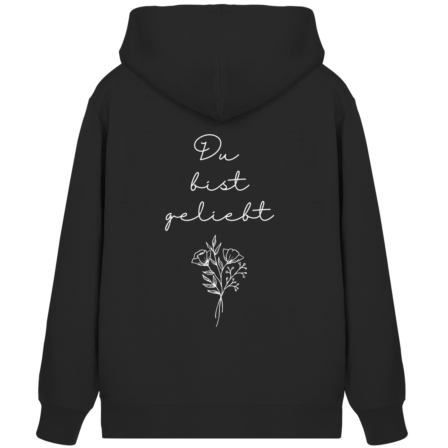 Du bist geliebt - Organic Zipper - wertvoll und geliebt