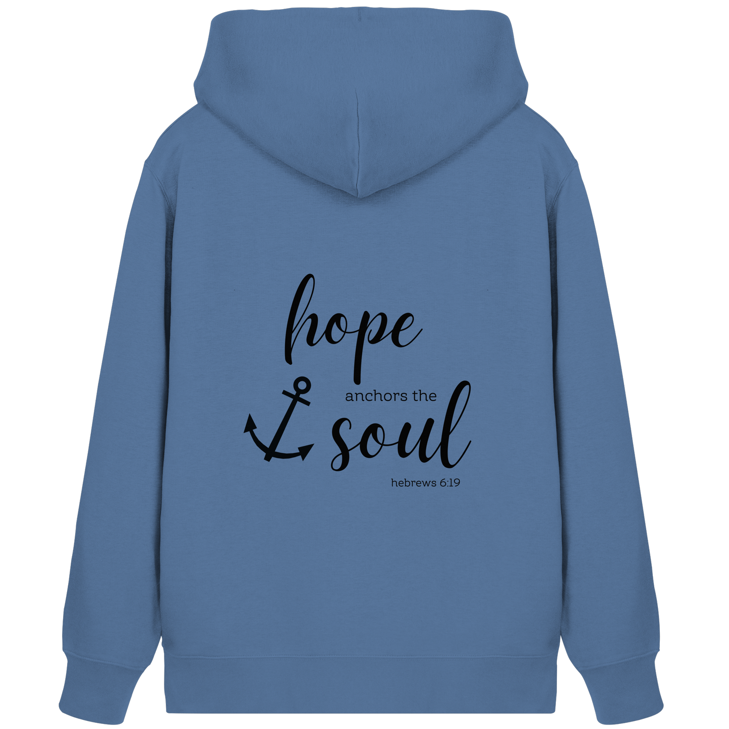 hope anchors the soul - Organic Zipper - wertvoll und geliebt