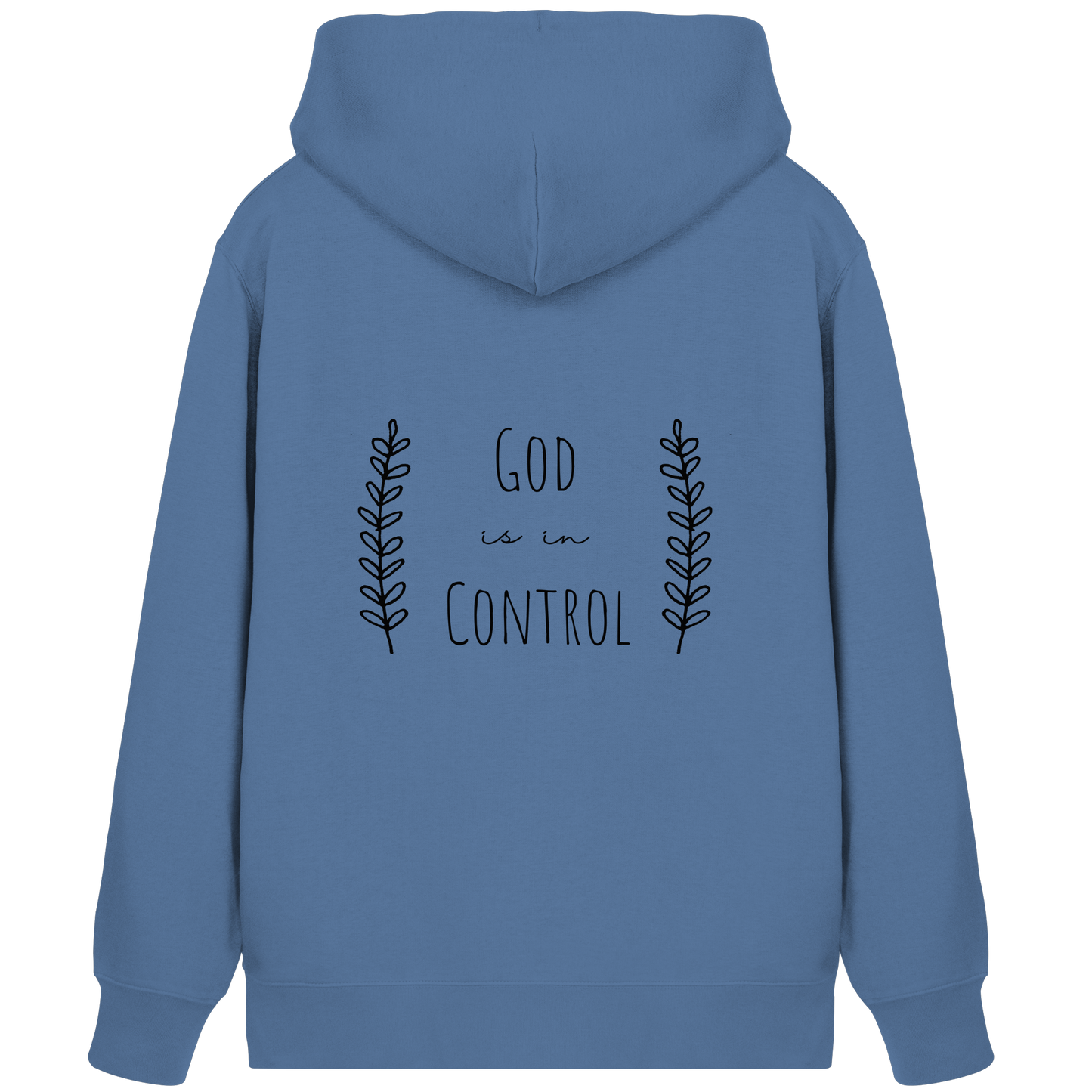 God is in control - Organic Zipper - wertvoll und geliebt