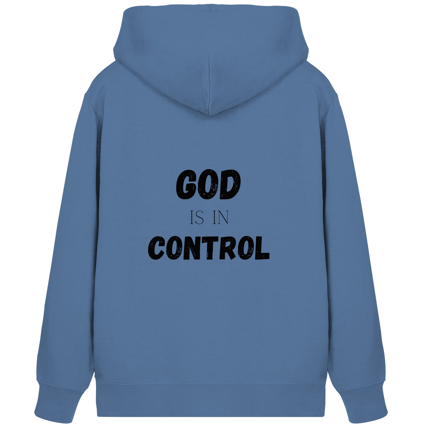 God is in control H - Organic Zipper - wertvoll und geliebt