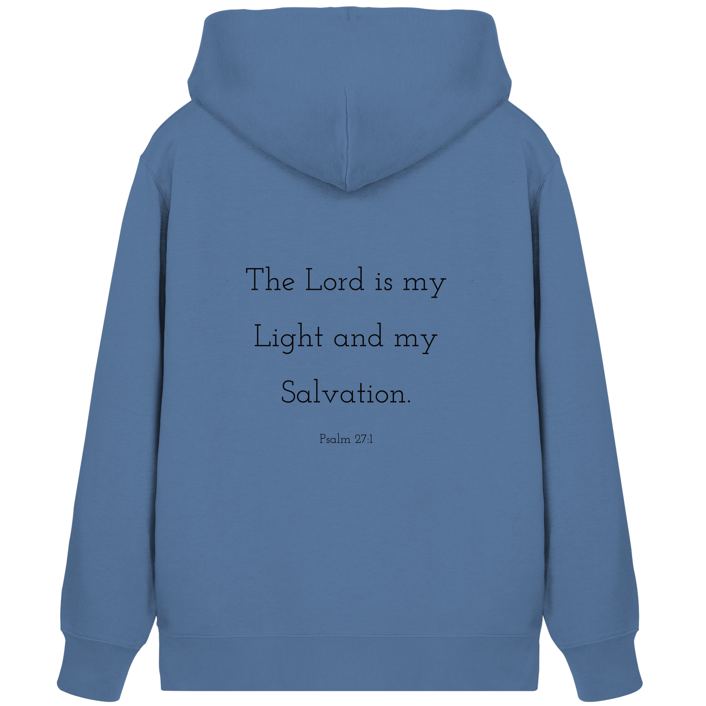 Psalm 27:1 - Organic Zipper - wertvoll und geliebt