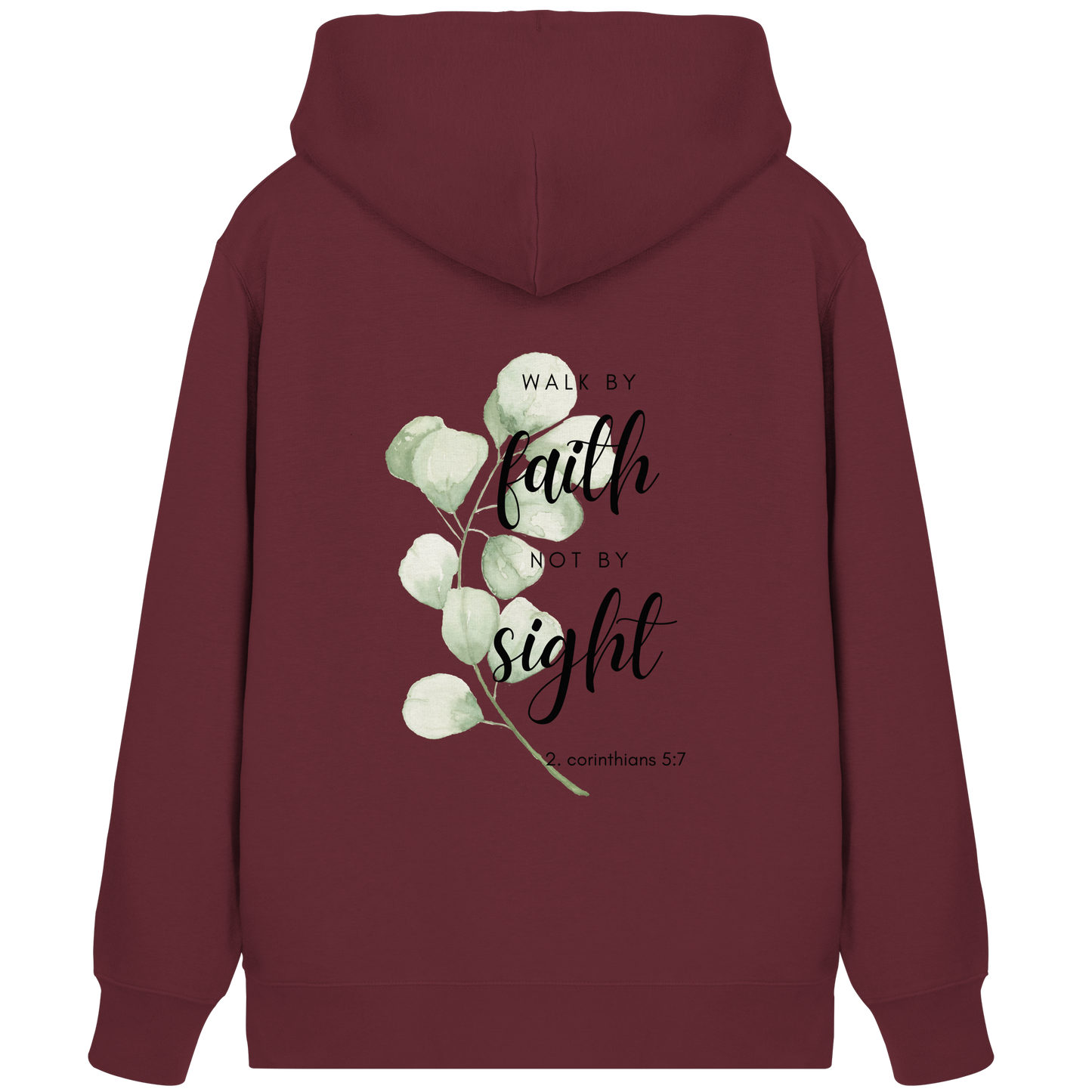 Walk by faith - Organic Zipper - wertvoll und geliebt