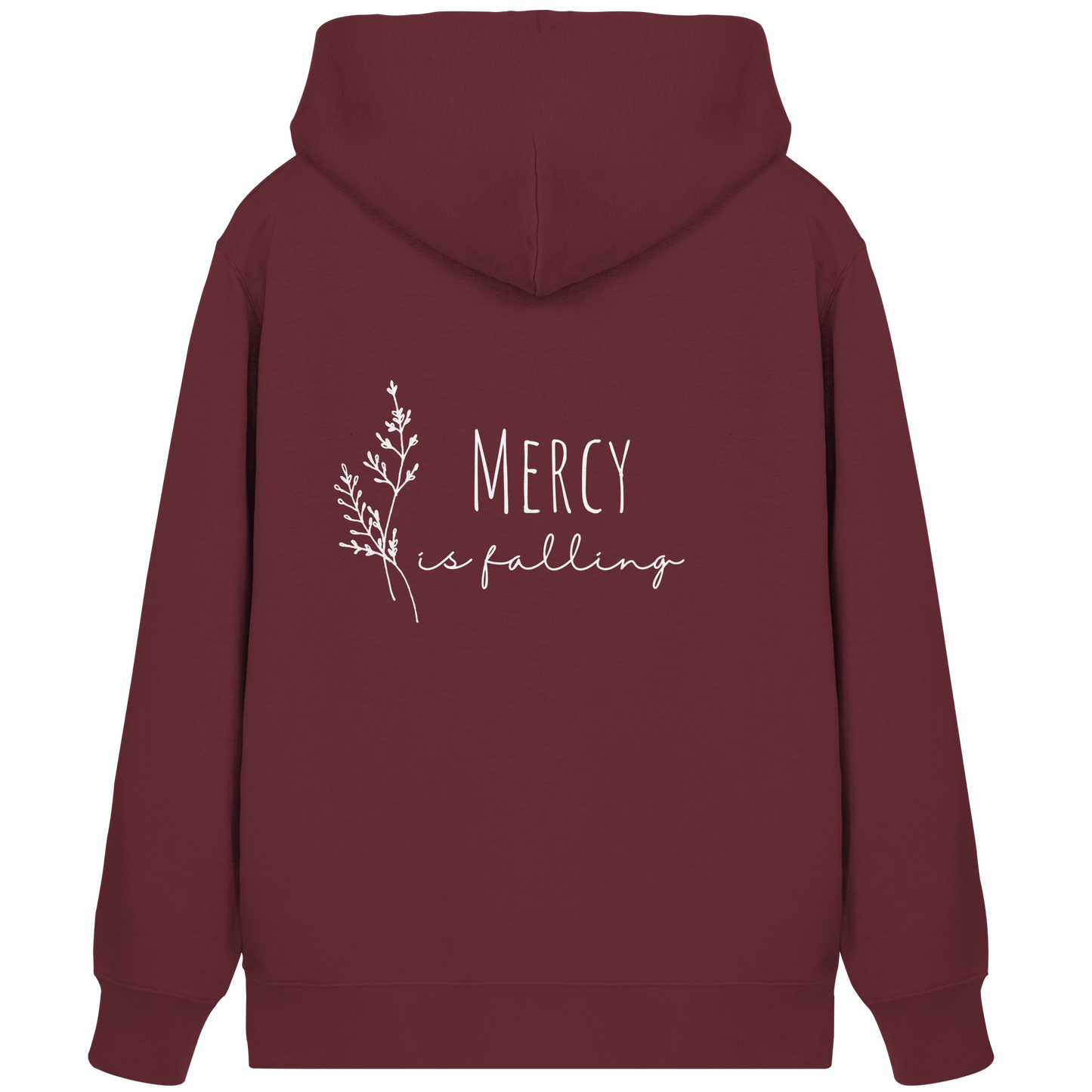 Mercy is falling - Organic Zipper - wertvoll und geliebt