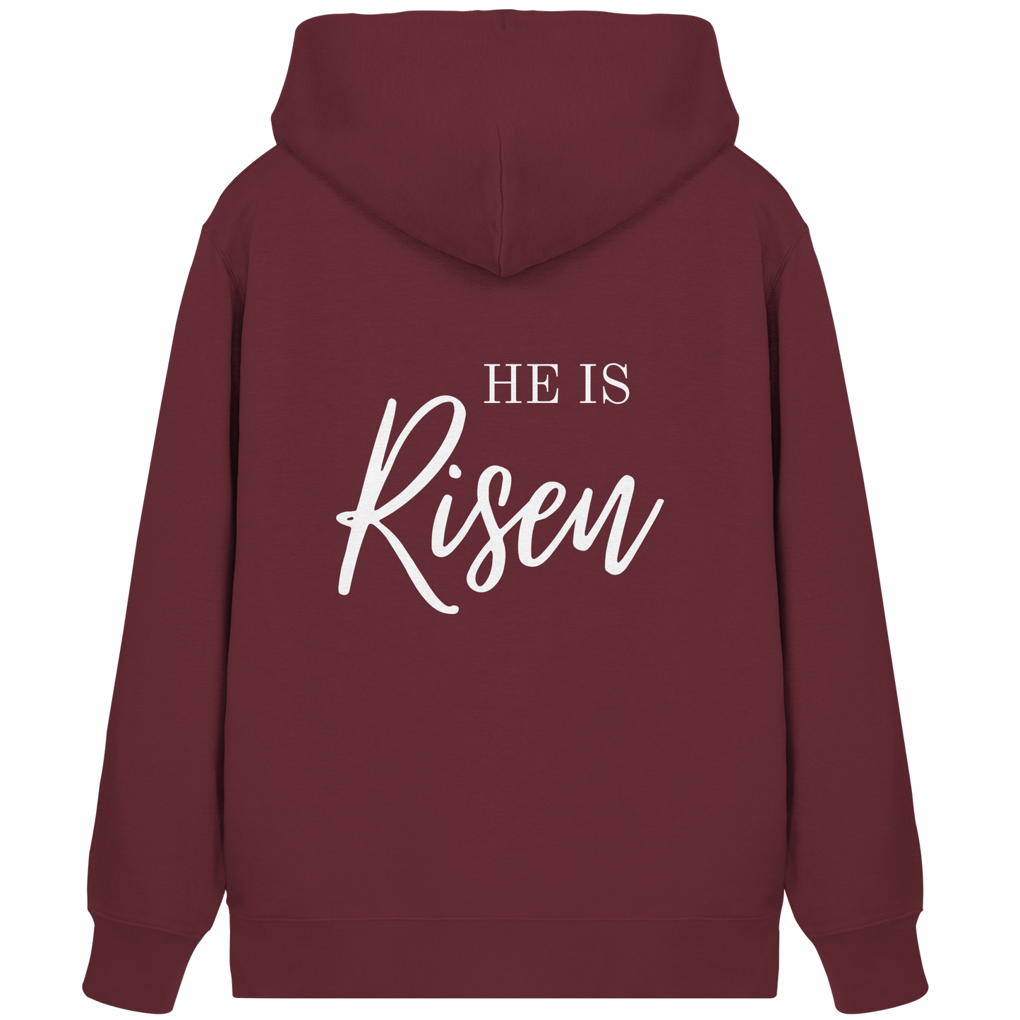 He is risen - Organic Zipper - wertvoll und geliebt