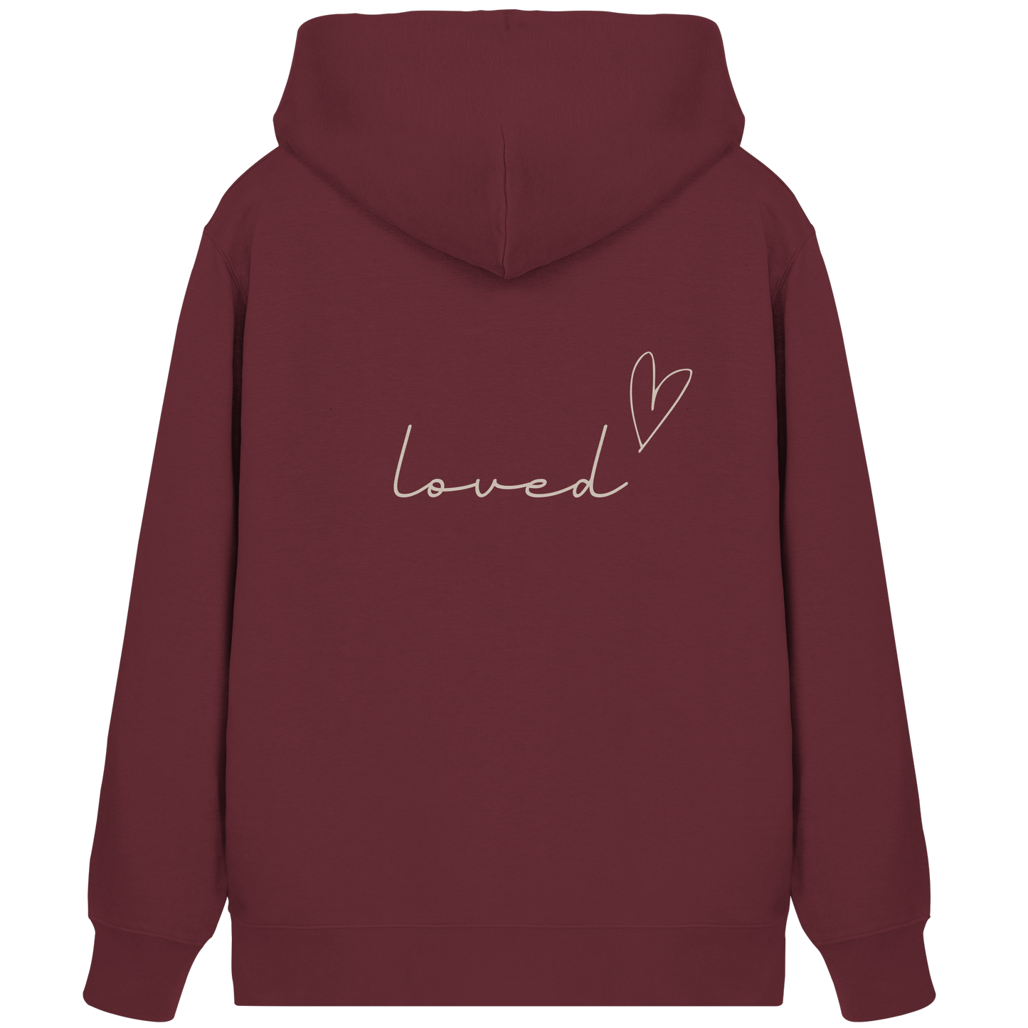 loved - Organic Zipper - wertvoll und geliebt