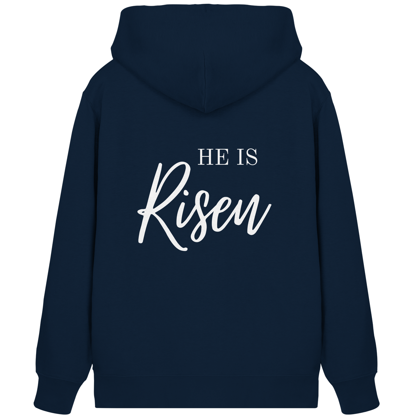 He is risen - Organic Zipper - wertvoll und geliebt