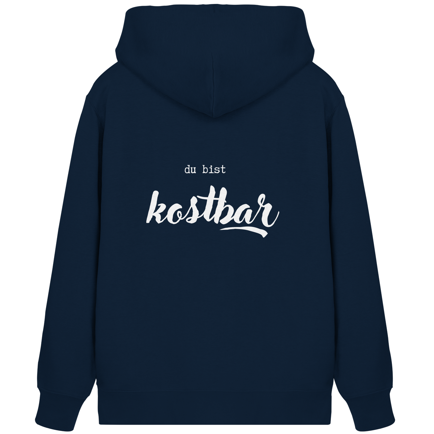Kostbar - Organic Zipper - wertvoll und geliebt