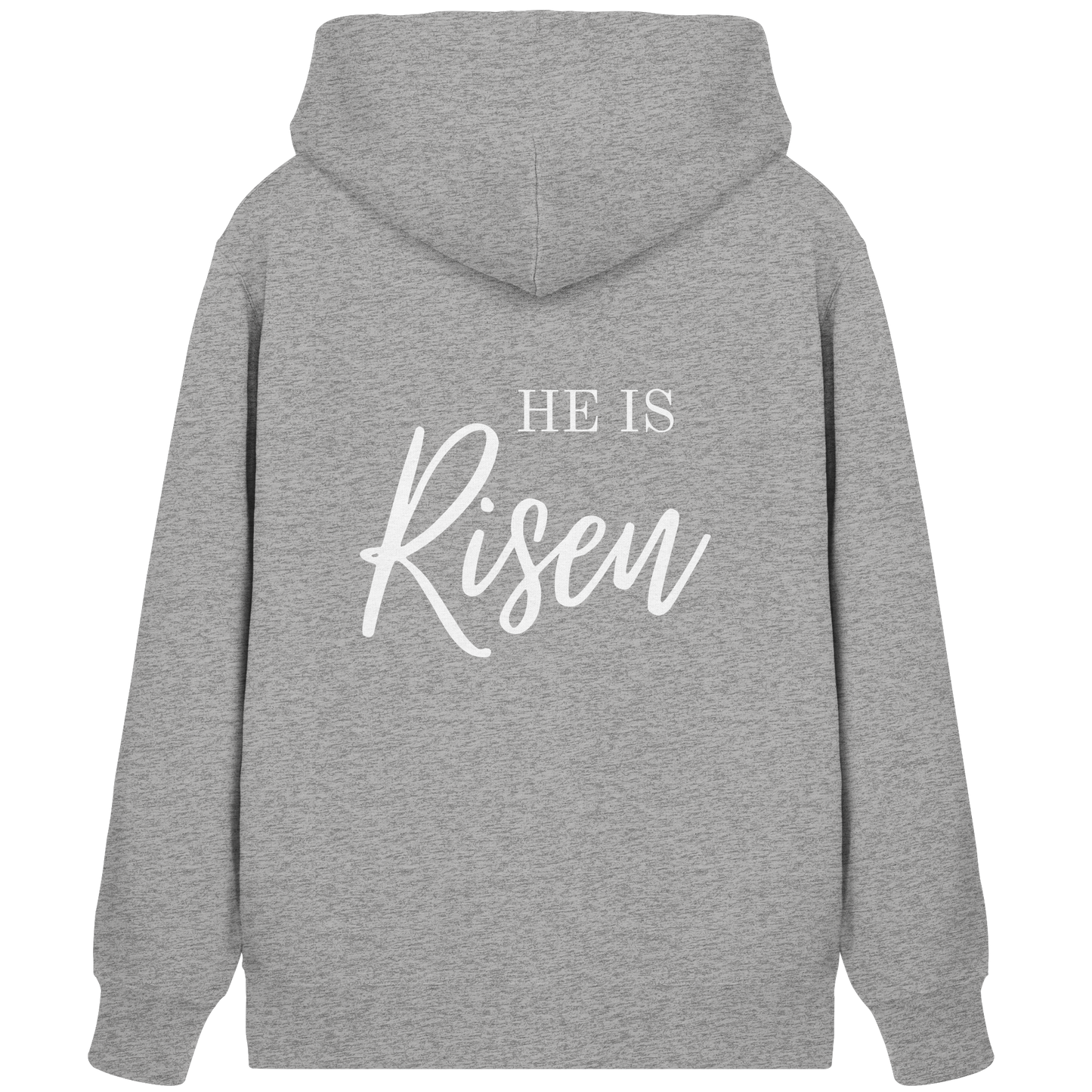 He is risen - Organic Zipper - wertvoll und geliebt