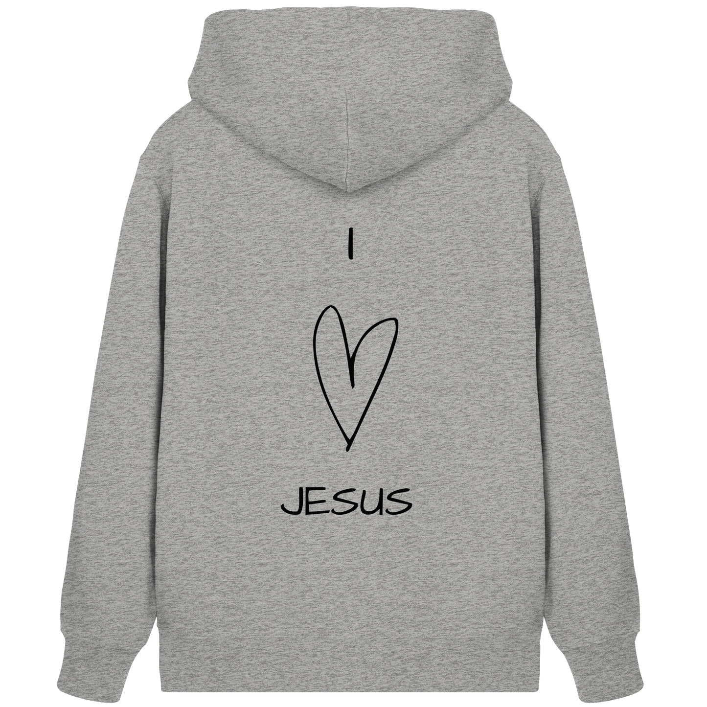 I love Jesus - Organic Zipper - wertvoll und geliebt