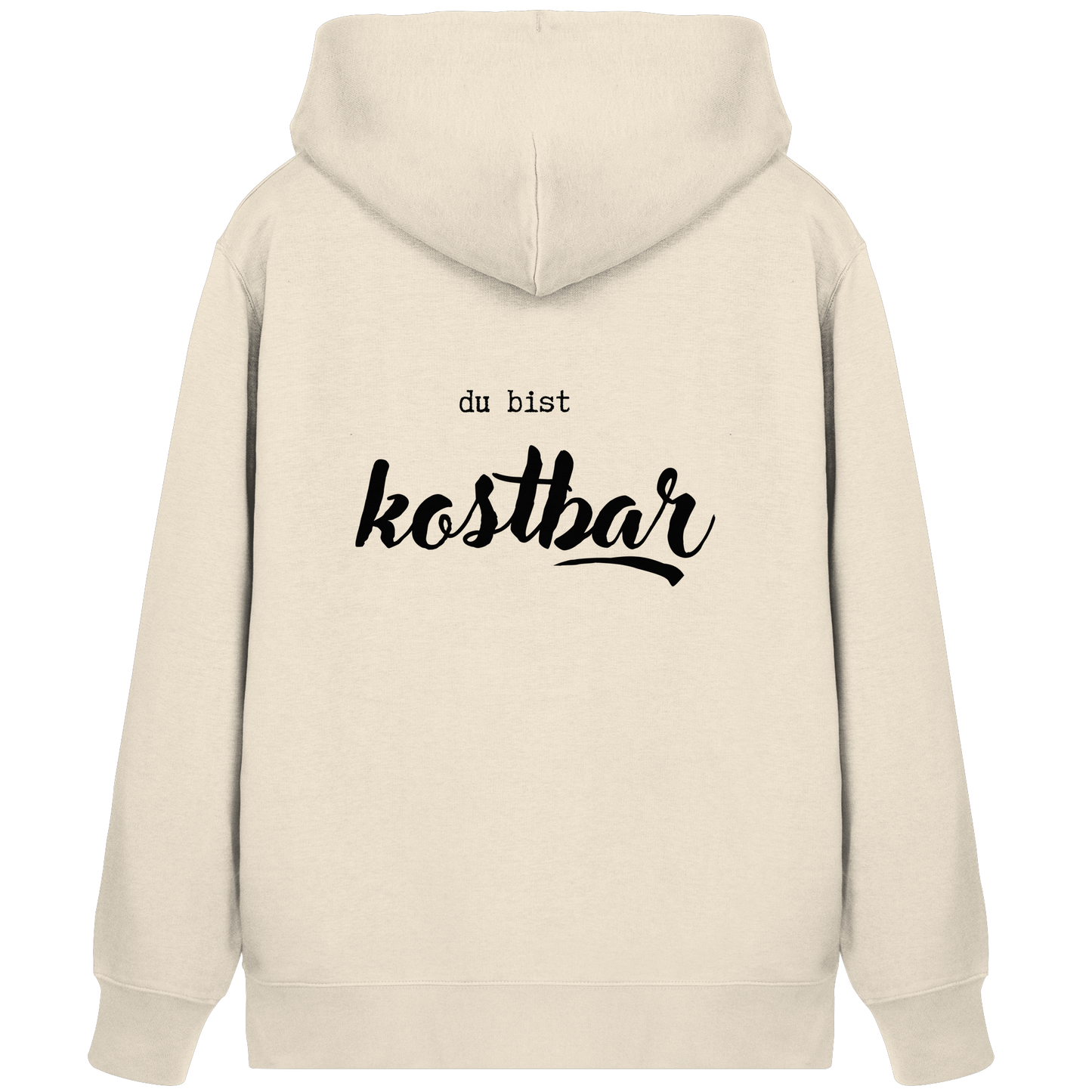 Kostbar - Organic Zipper - wertvoll und geliebt