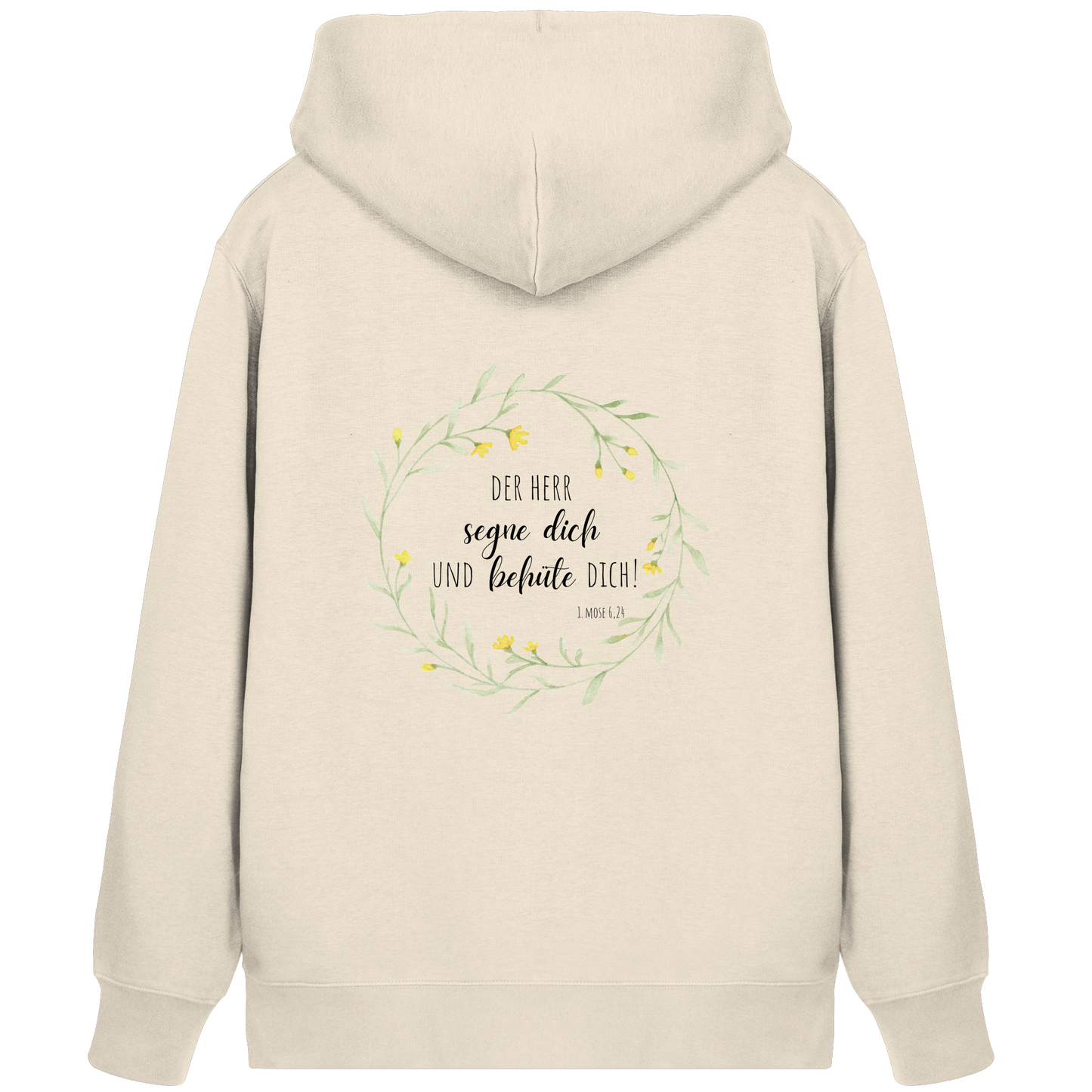 Der Herr segne Dich - Organic Zipper - wertvoll und geliebt
