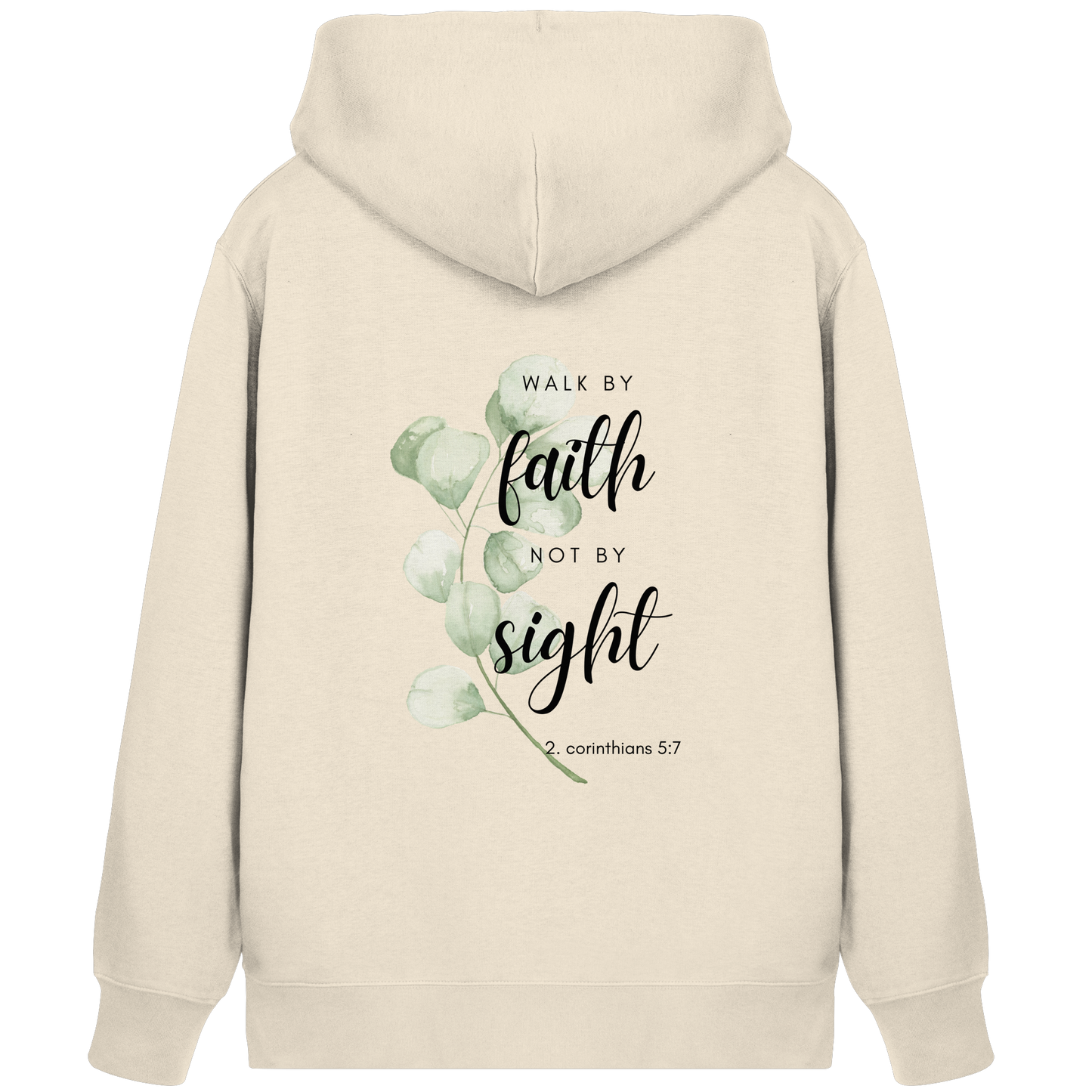 Walk by faith - Organic Zipper - wertvoll und geliebt