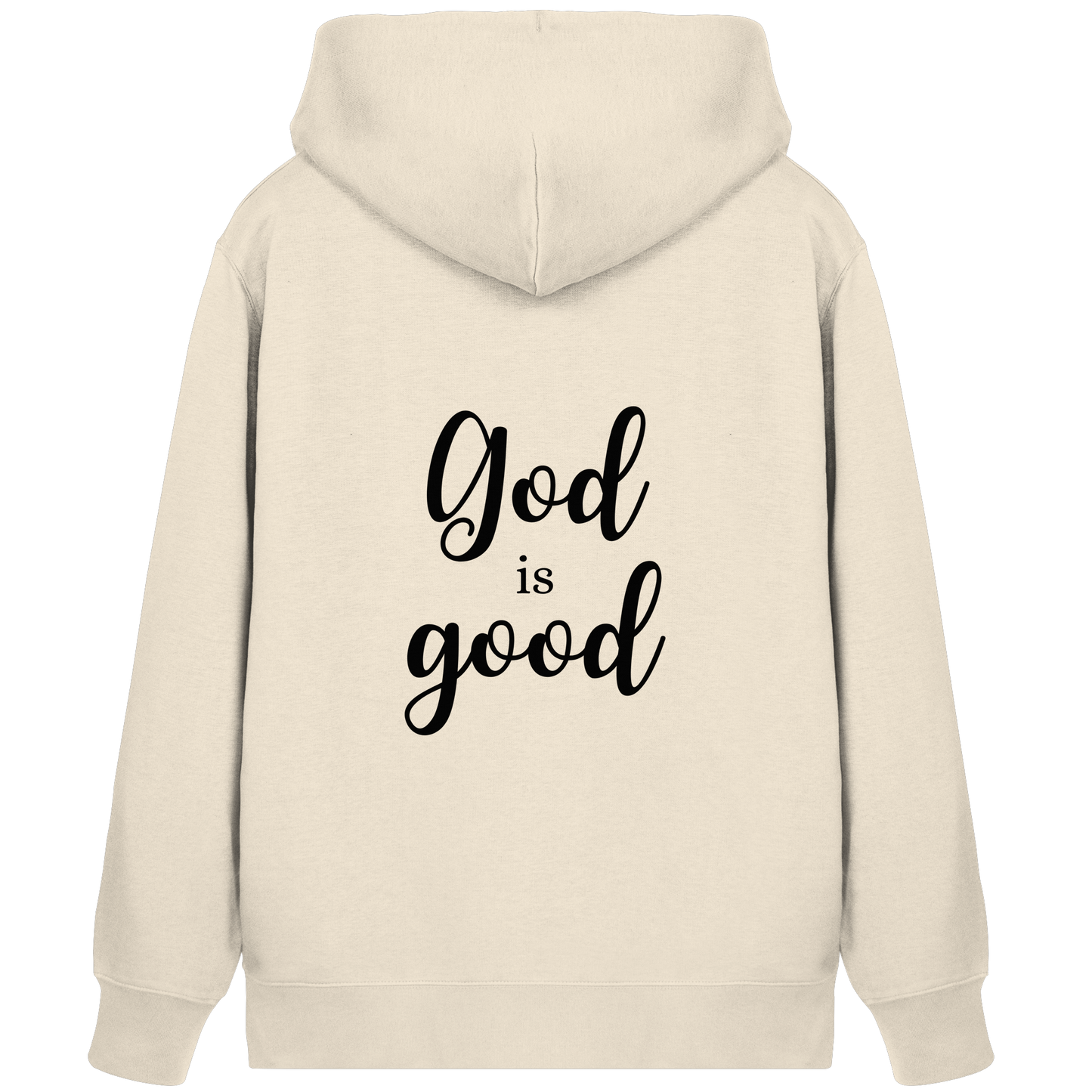 God is good - Organic Zipper - wertvoll und geliebt