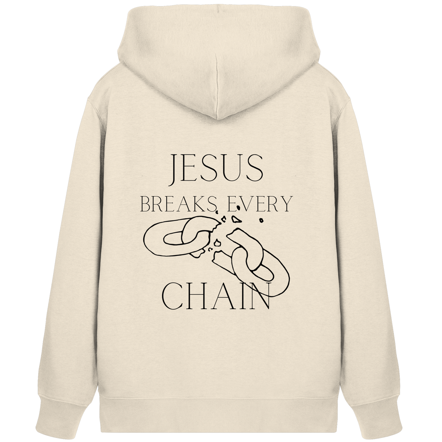 break every chain - Organic Zipper - wertvoll und geliebt