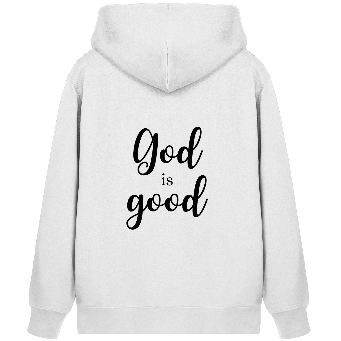 God is good - Organic Zipper - wertvoll und geliebt