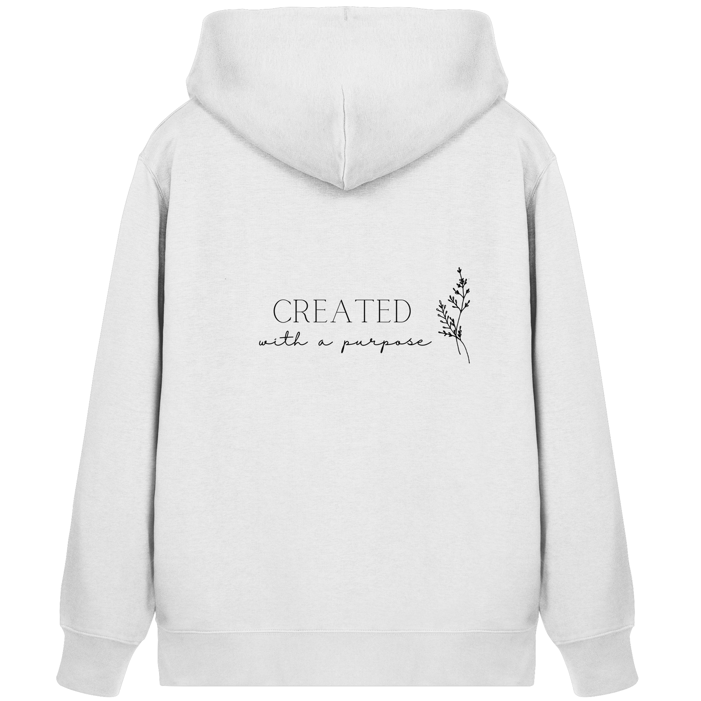 Created with a purpose D - Organic Zipper - wertvoll und geliebt