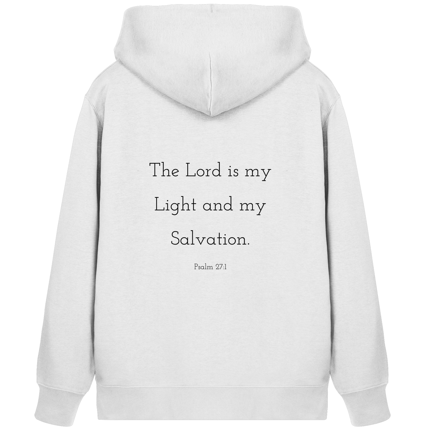 Psalm 27:1 - Organic Zipper - wertvoll und geliebt
