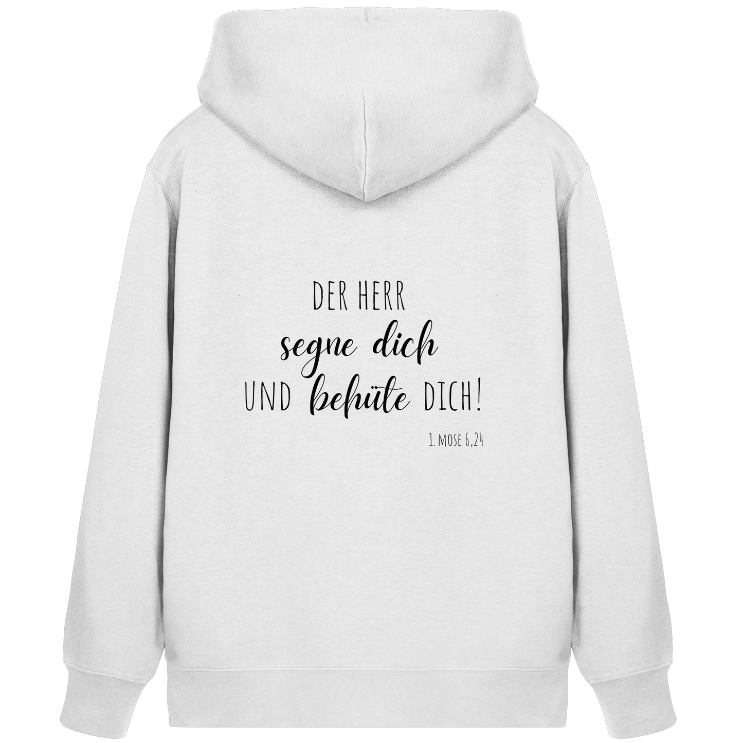 Der Herr segne und behüte Dich - Organic Zipper - wertvoll und geliebt