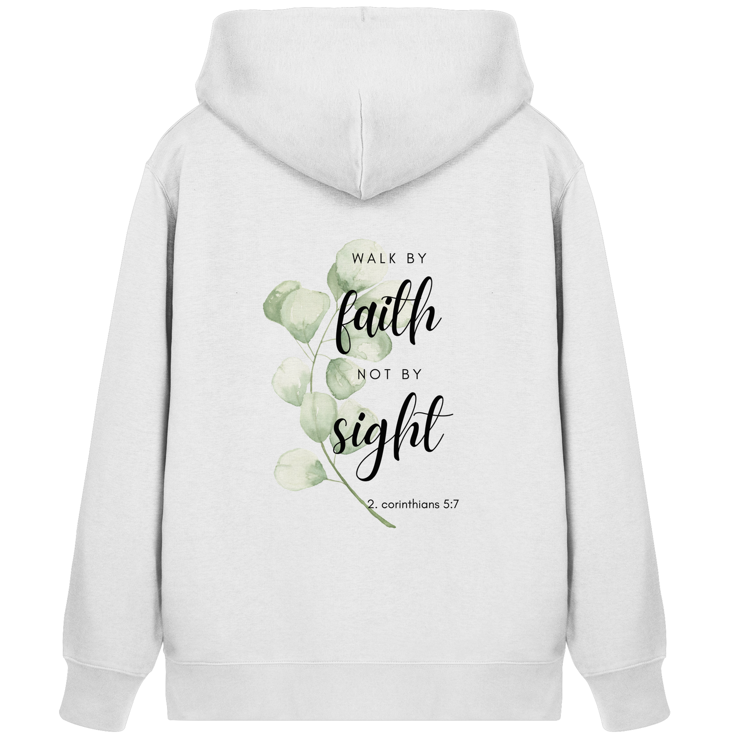 Walk by faith - Organic Zipper - wertvoll und geliebt