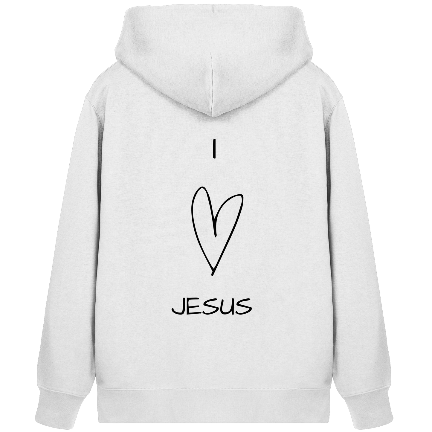 I love Jesus - Organic Zipper - wertvoll und geliebt