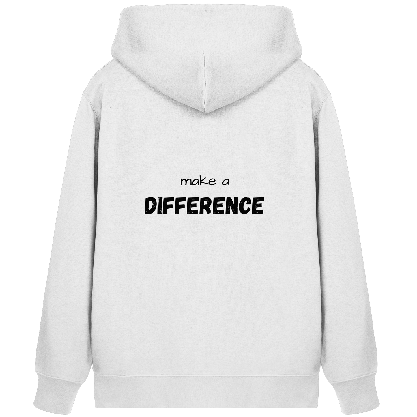 make a difference - Organic Zipper - wertvoll und geliebt