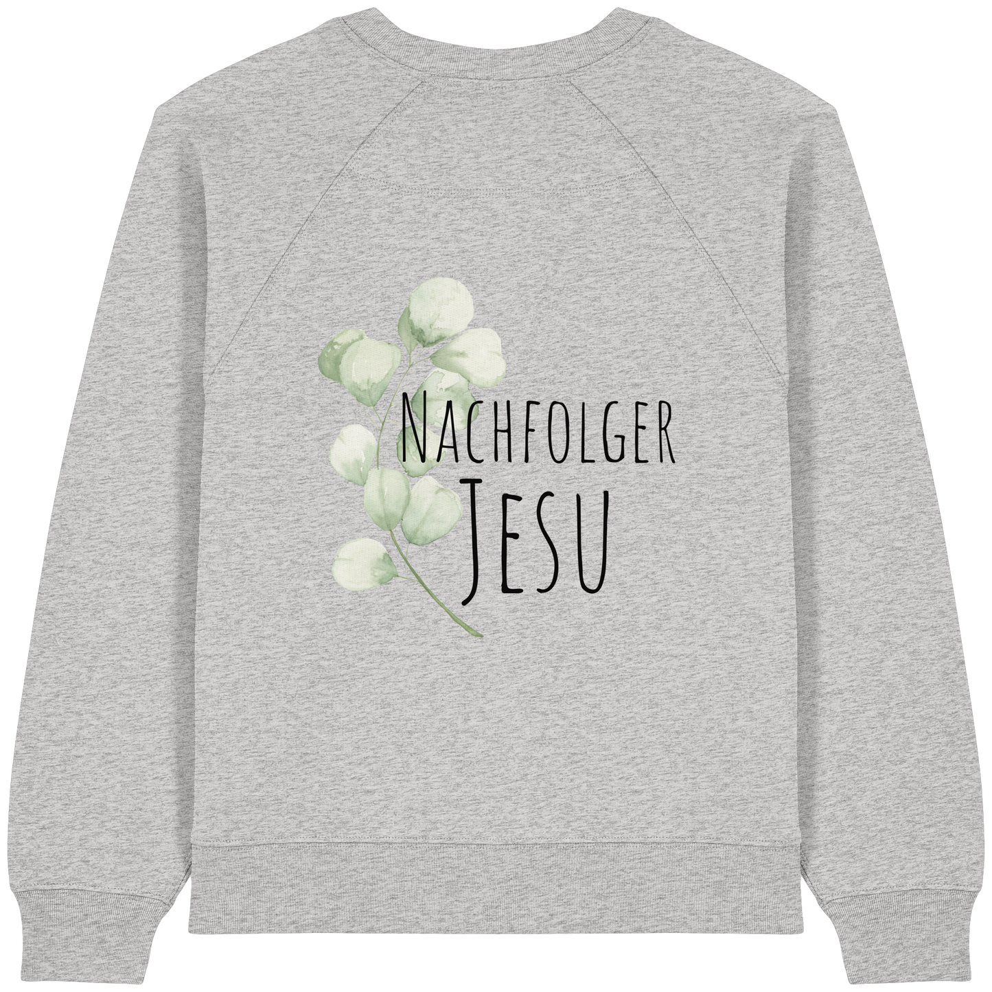 Nachfolger Jesu - Womens Organic Raglan Sweatshirt - wertvoll und geliebt