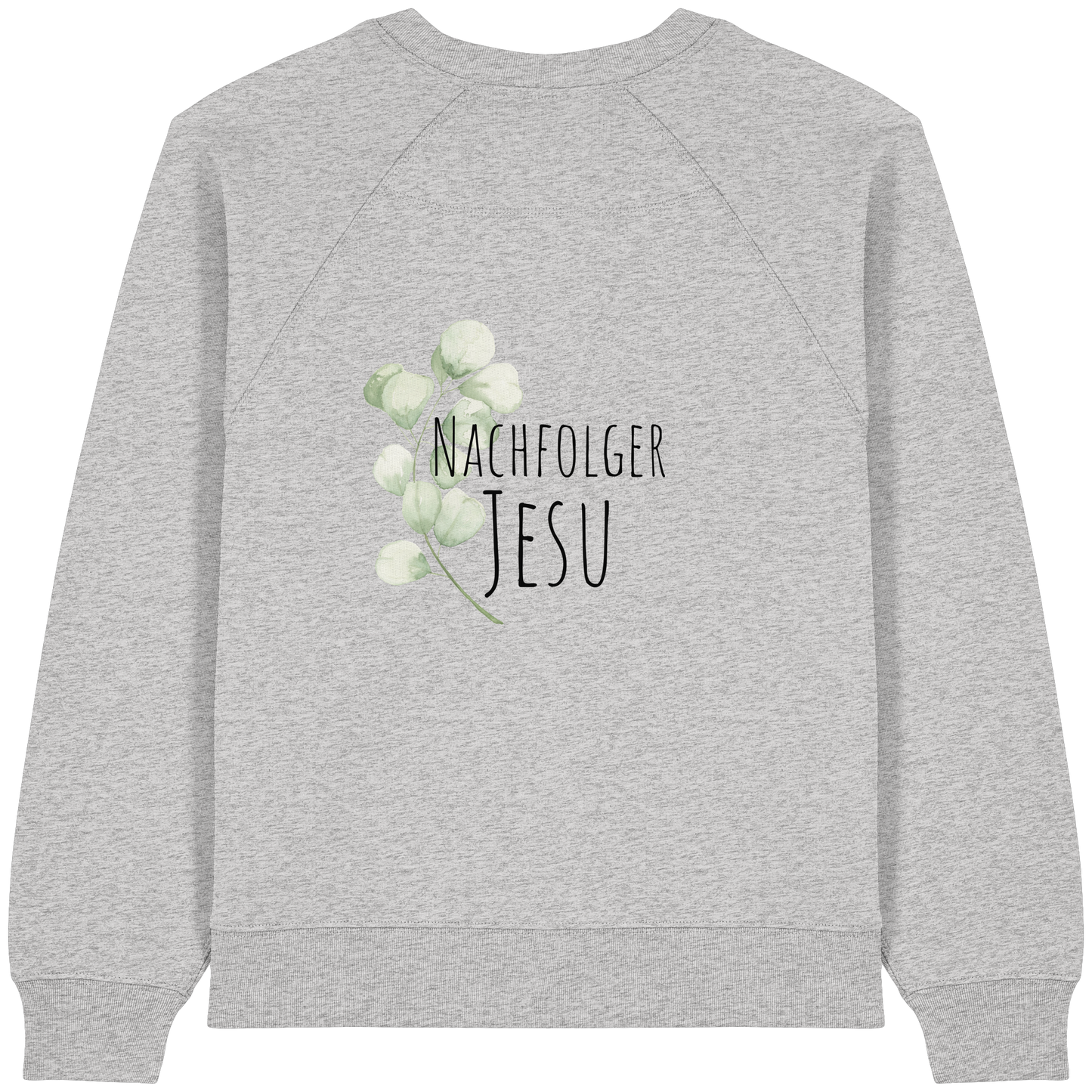 Nachfolger Jesu - Womens Organic Raglan Sweatshirt - wertvoll und geliebt
