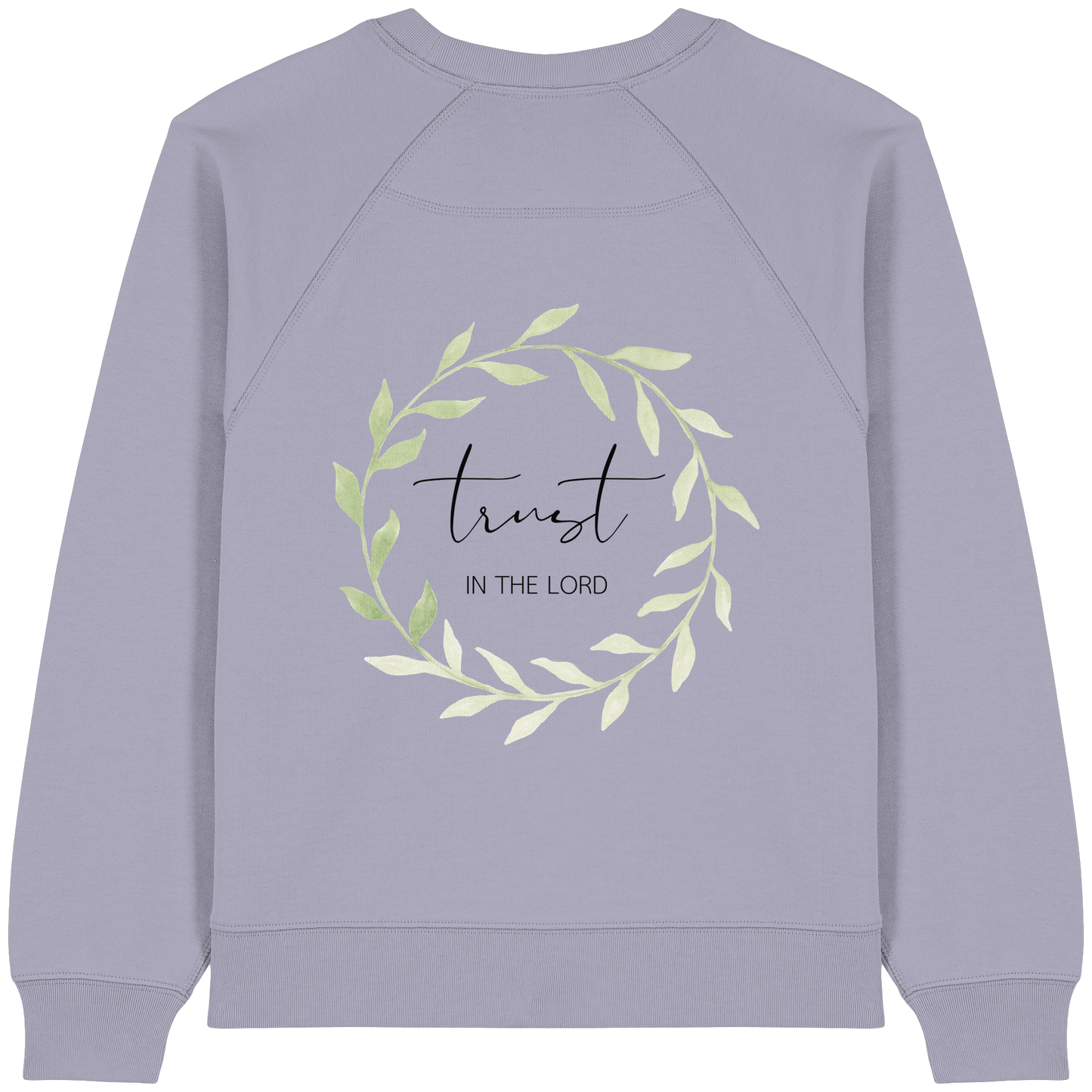 trust in the lord - Womens Organic Raglan Sweatshirt - wertvoll und geliebt