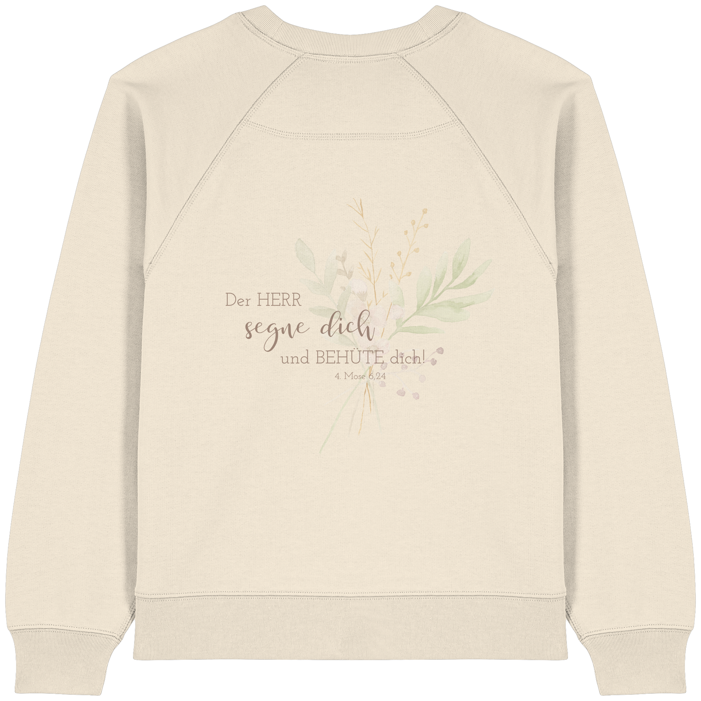Derr Herr segne dich - Womens Organic Raglan Sweatshirt