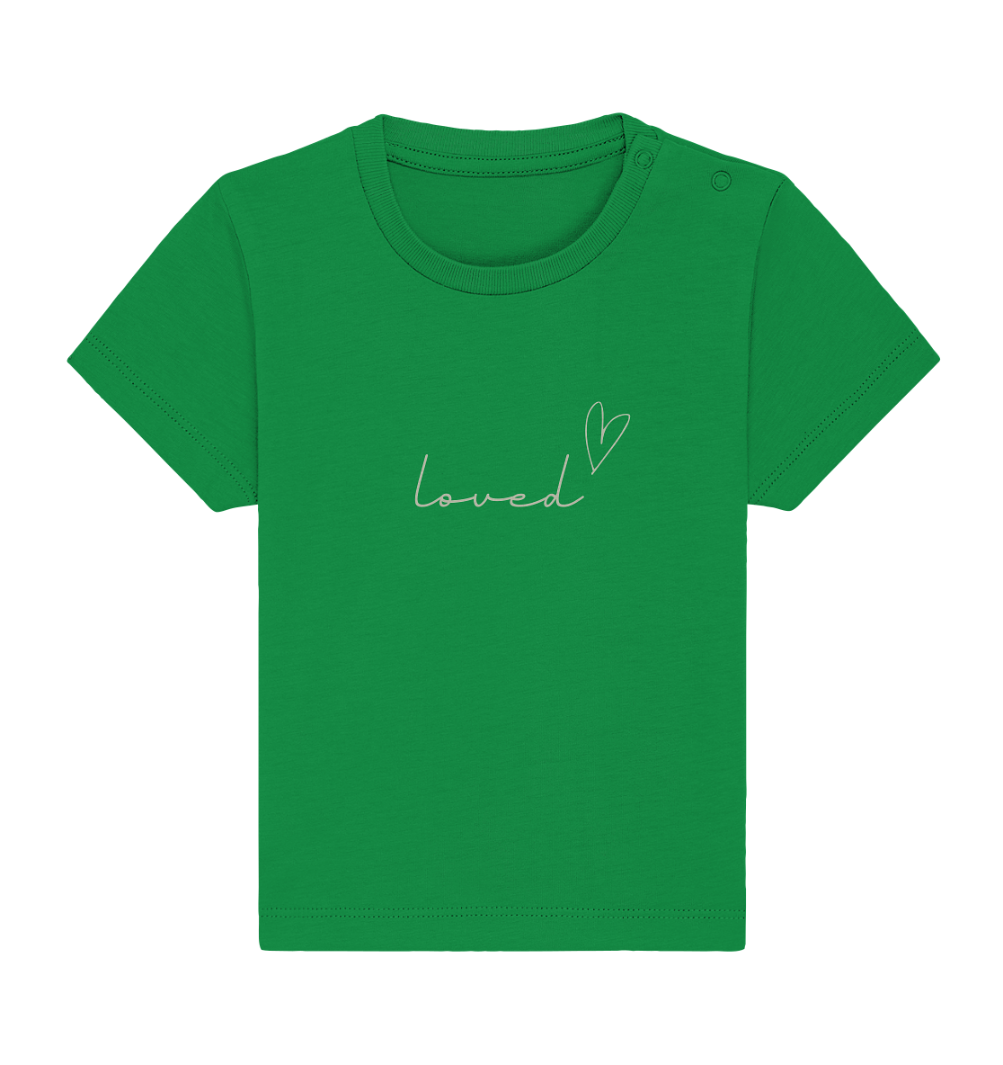 loved - Baby Organic Shirt - wertvoll und geliebt