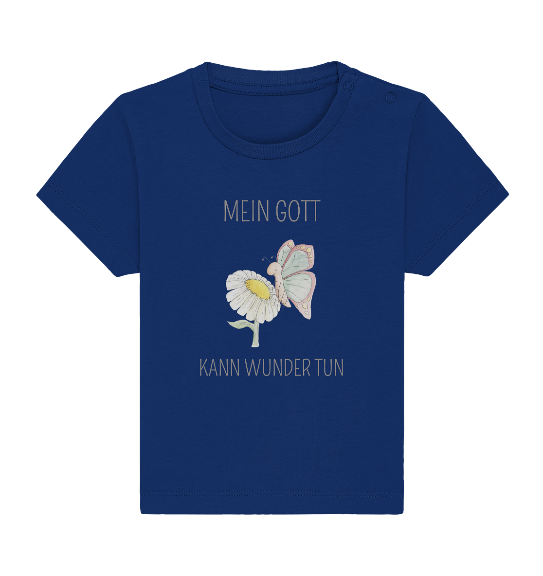 Mein Gott kann Wunder tun - Baby Organic Shirt - wertvoll und geliebt