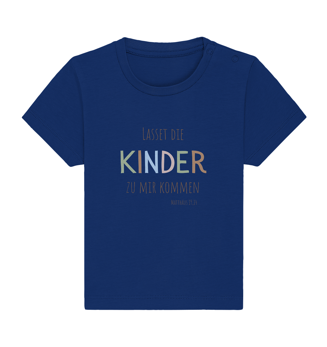 Lasset die Kinder zu mir kommen - Baby Organic Shirt - wertvoll und geliebt