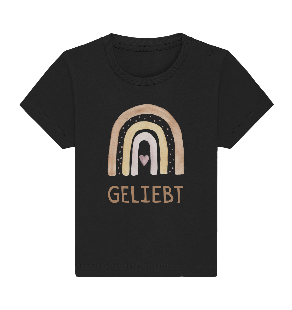Geliebt Mädchen - Baby Organic Shirt - wertvoll und geliebt