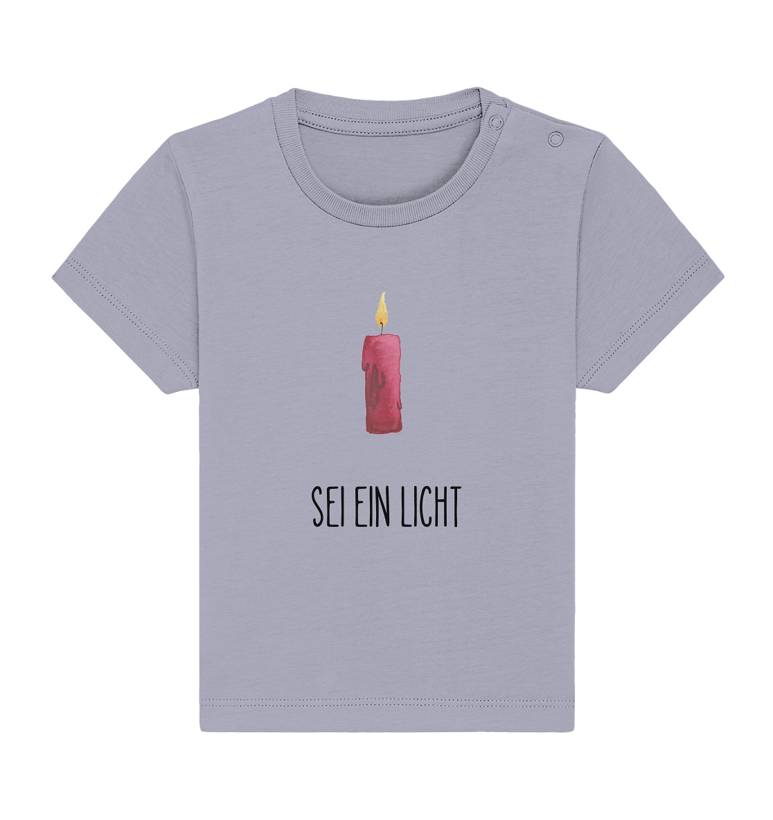 Sei ein Licht - Baby Organic Shirt - wertvoll und geliebt