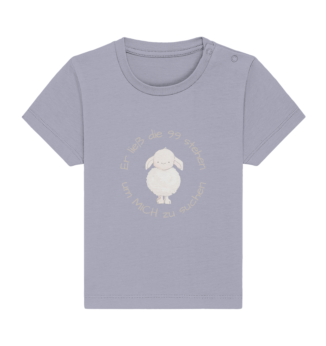 Er ließ die 99 stehen um Mich zu suchen - Baby Organic Shirt - wertvoll und geliebt
