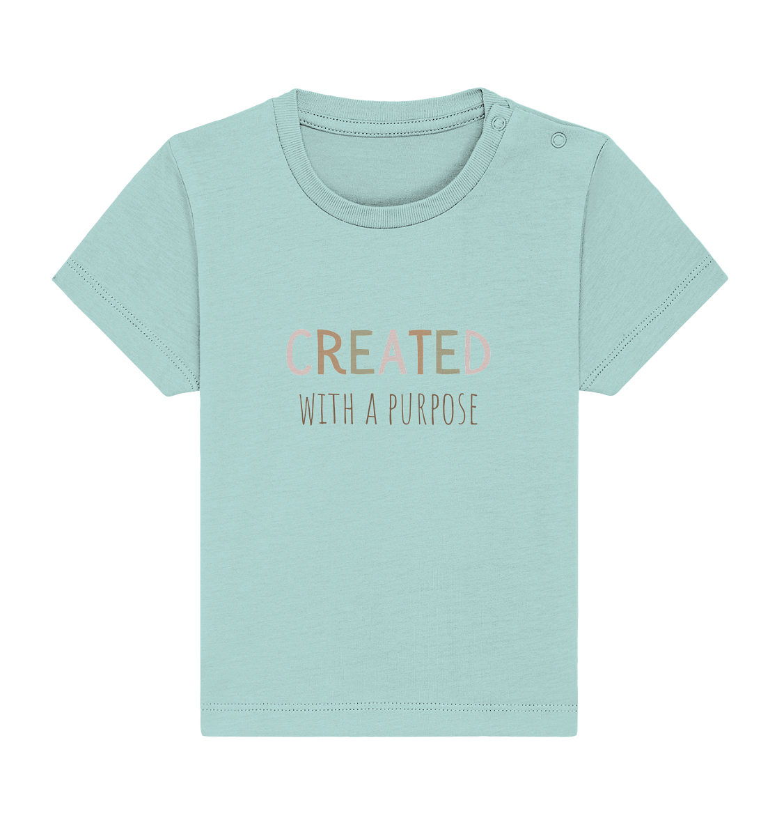 Created - Baby Organic Shirt - wertvoll und geliebt