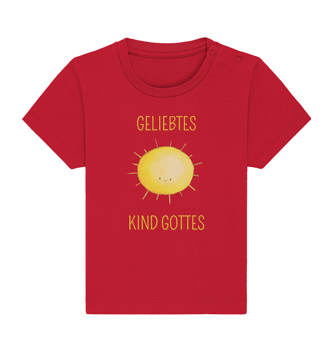 Geliebtes Kind Gottes - Baby Organic Shirt - wertvoll und geliebt