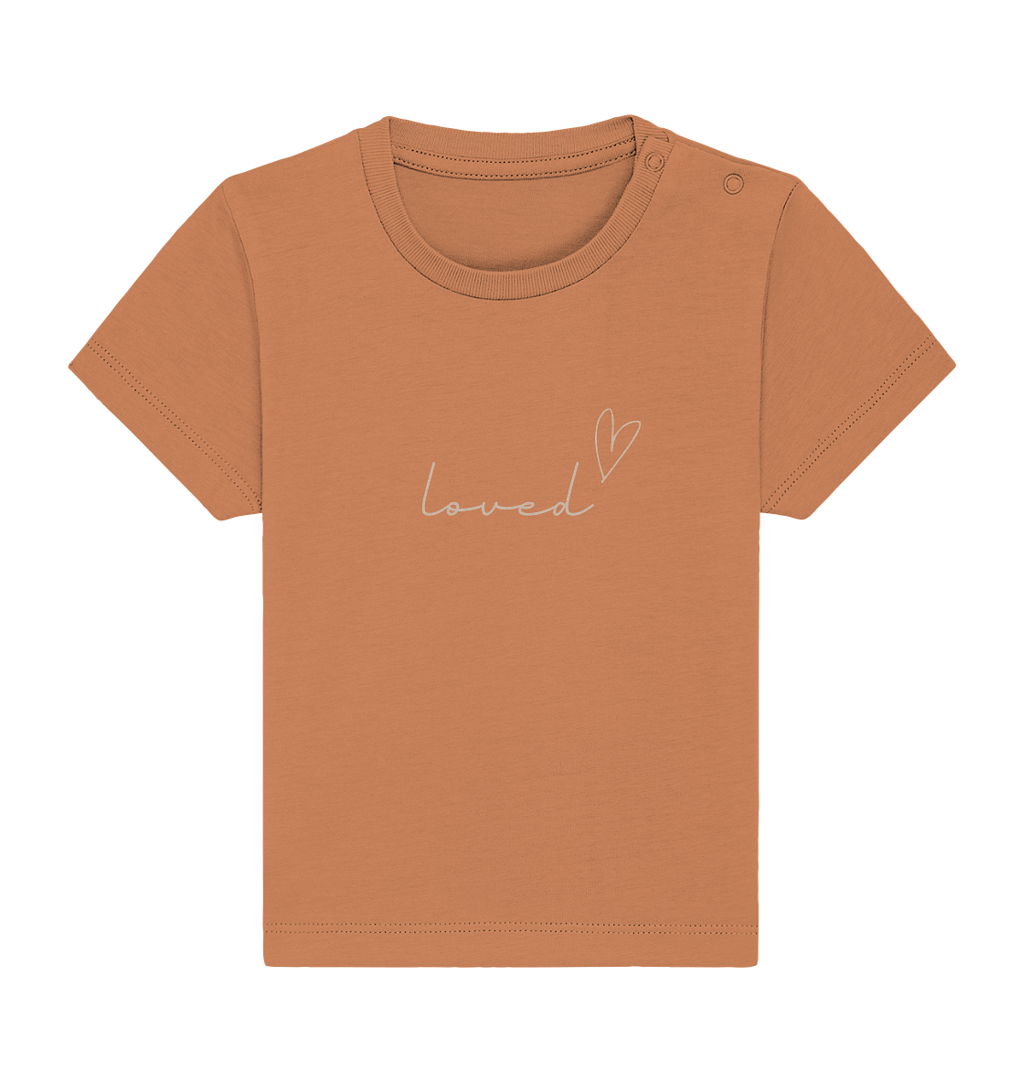 loved - Baby Organic Shirt - wertvoll und geliebt